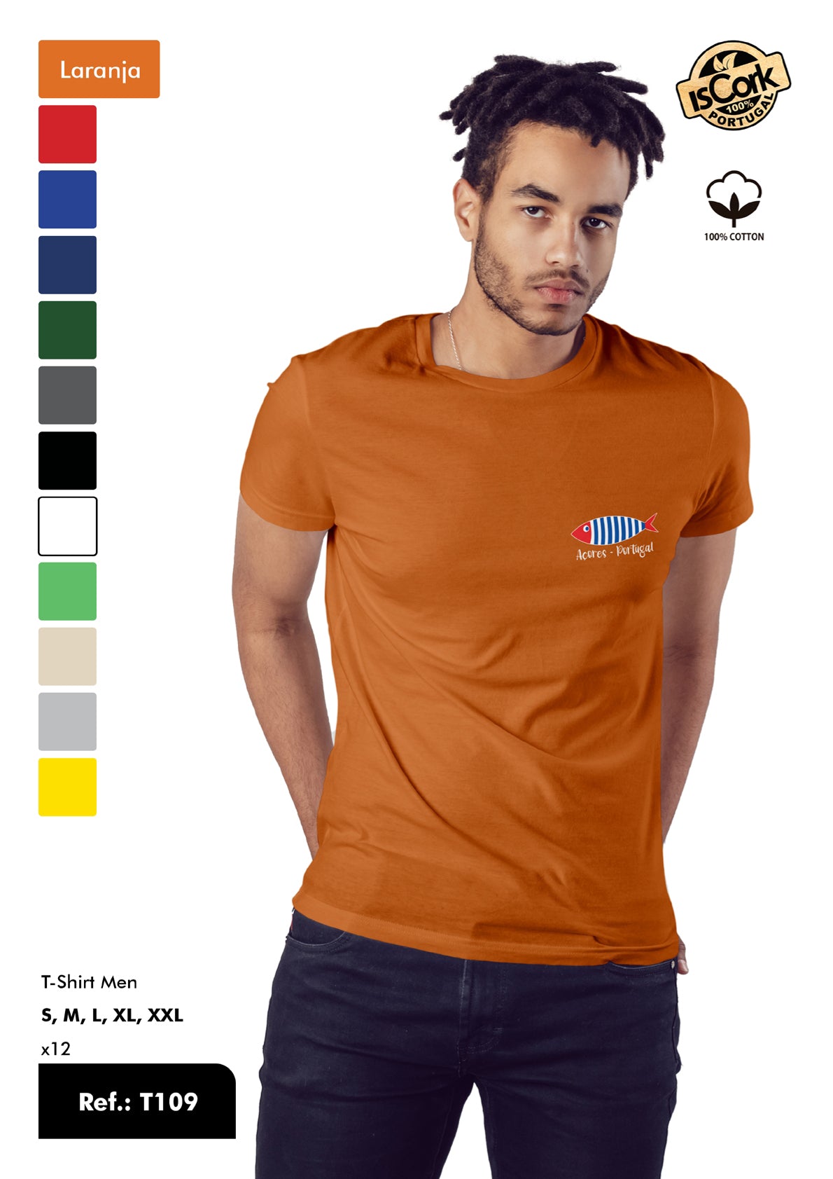 T-Shirt Adulto - Ref. T109 - Açores