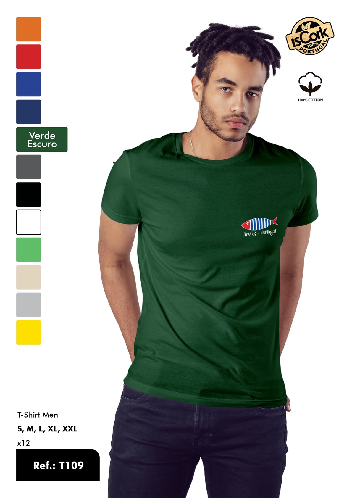 T-Shirt Adulto - Ref. T109 - Açores