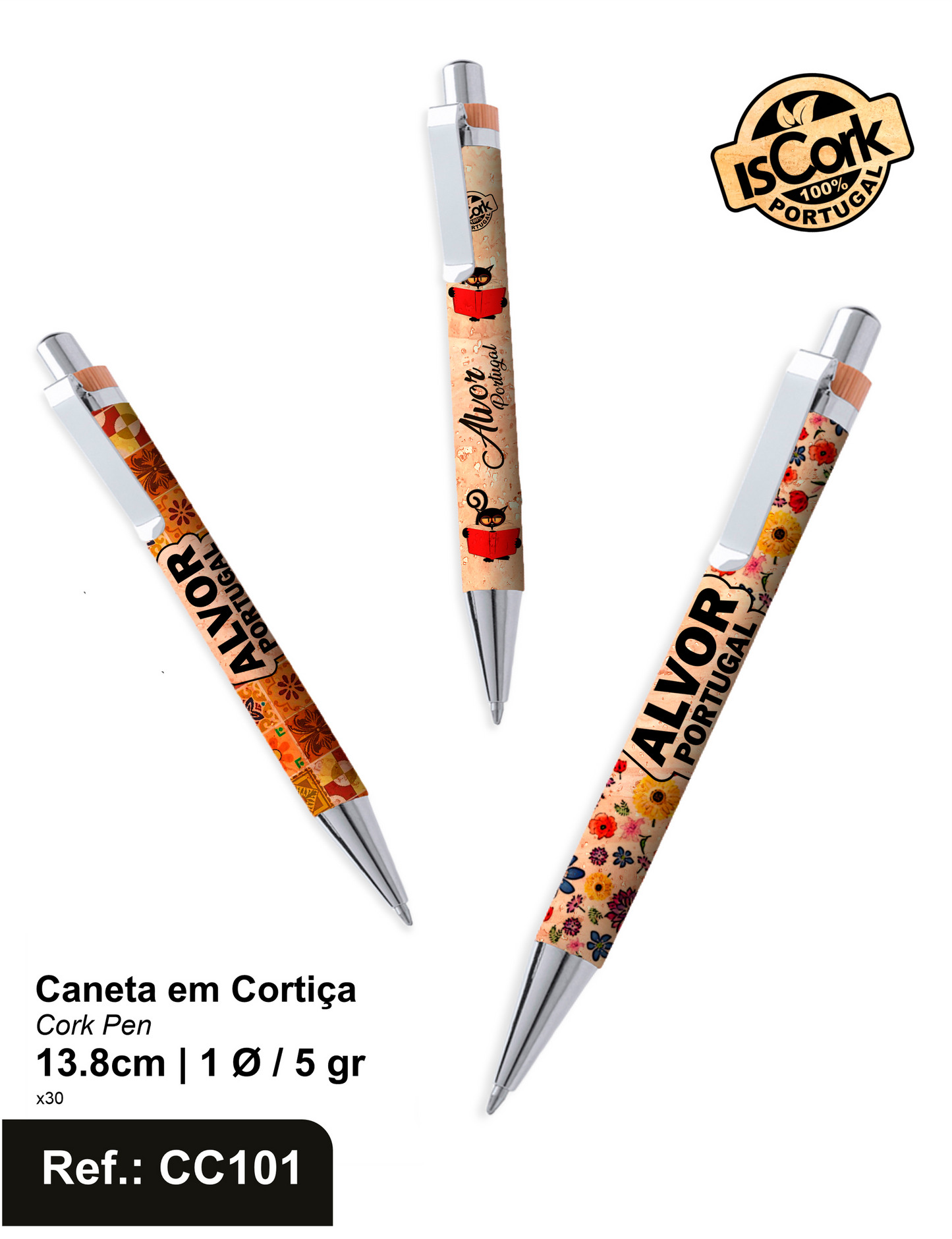 Caneta em Cortiça Alvor