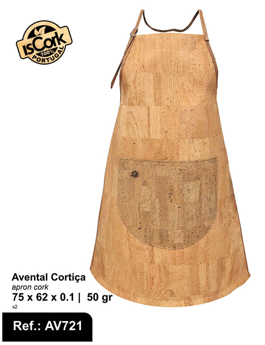 Avental de Cortiça Natural