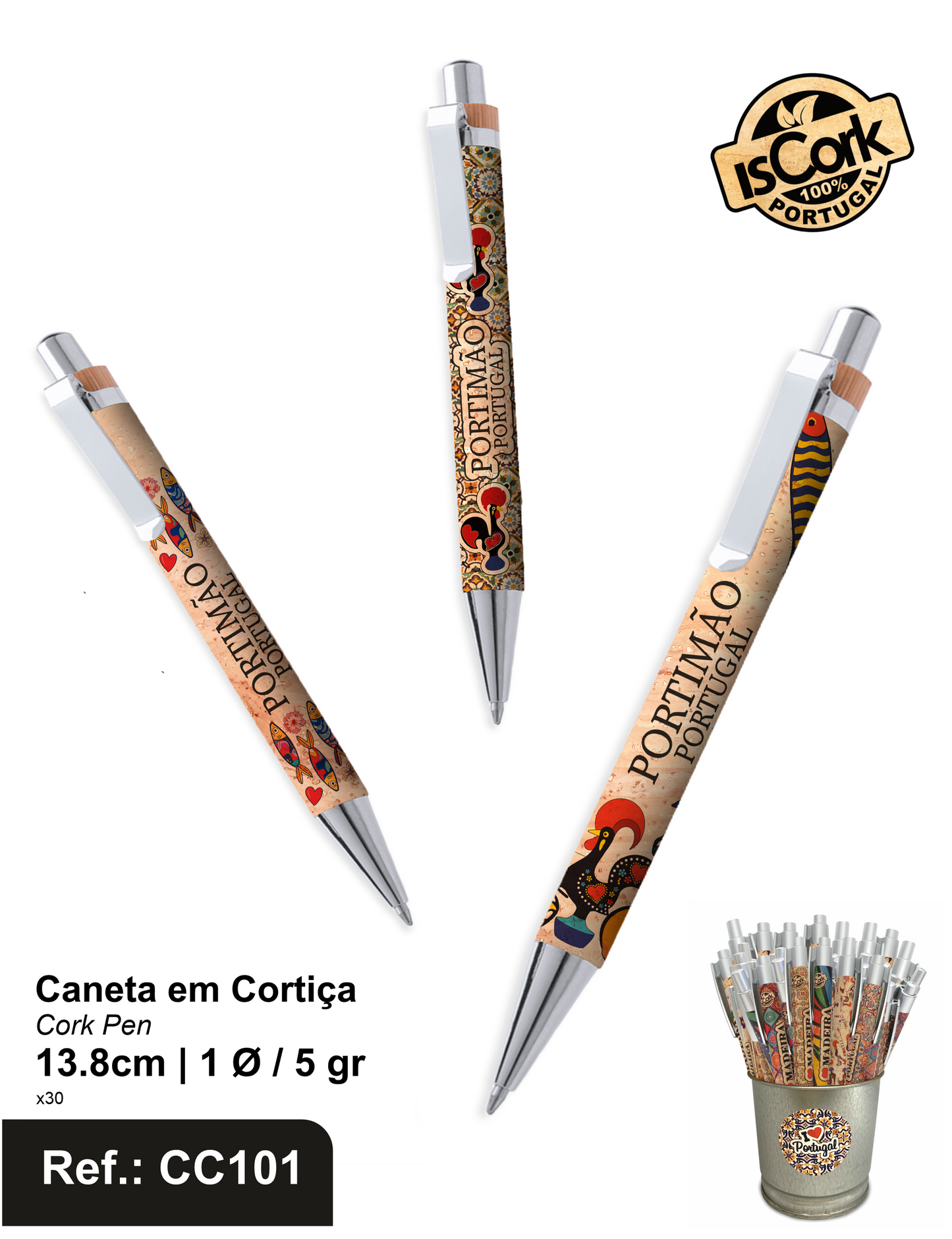 Caneta em Cortiça Portimão