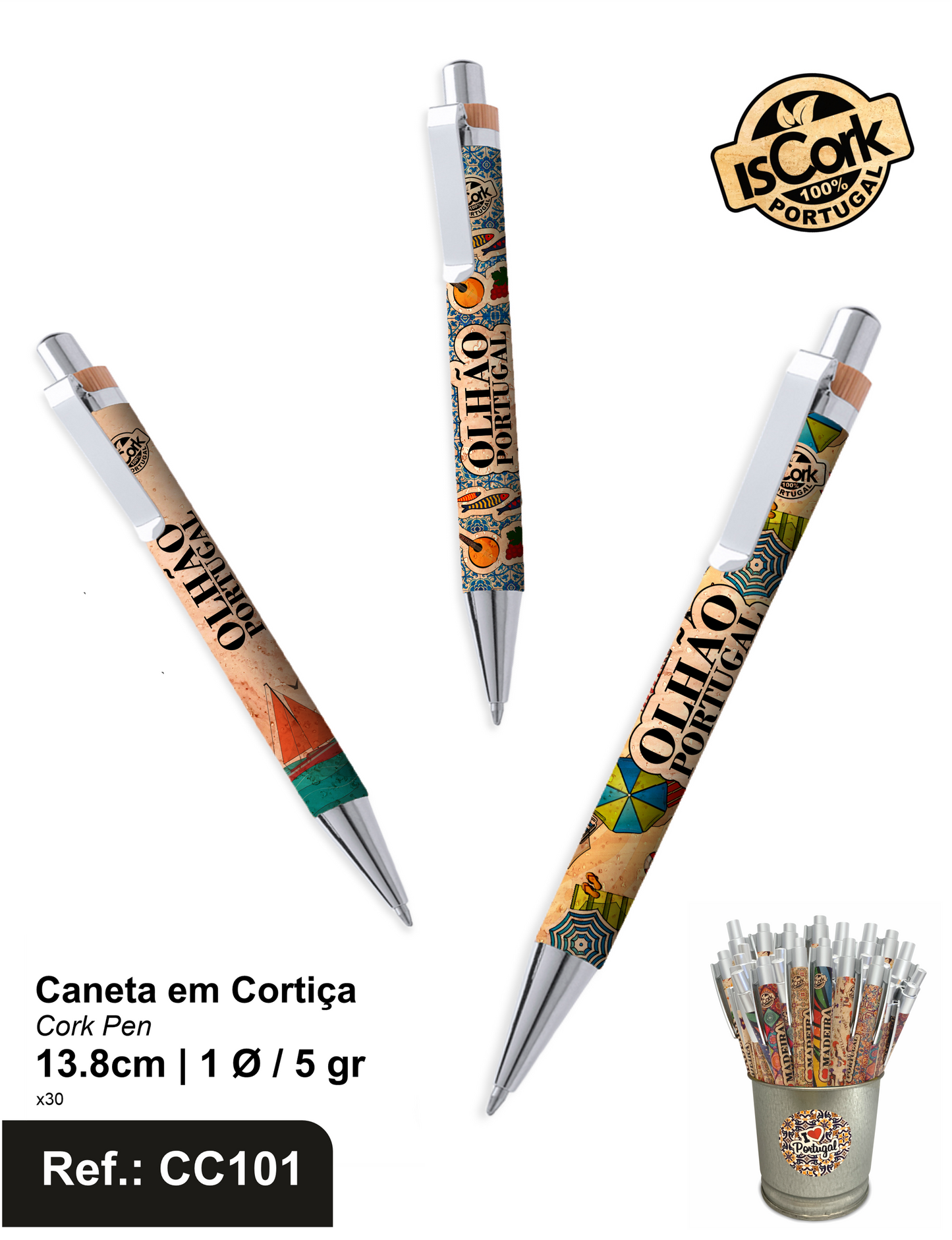 Caneta em Cortiça Olhão