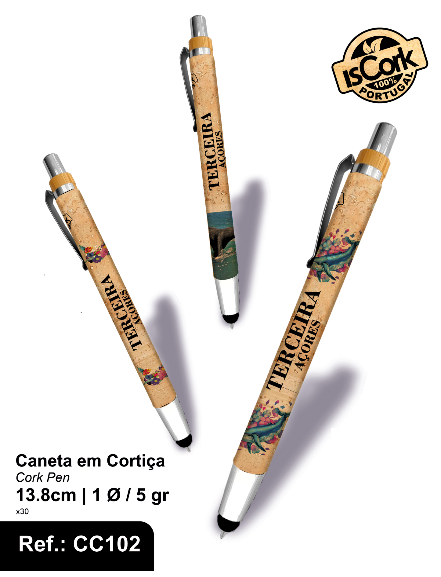 Caneta c/ Ponteiro Touch Terceira