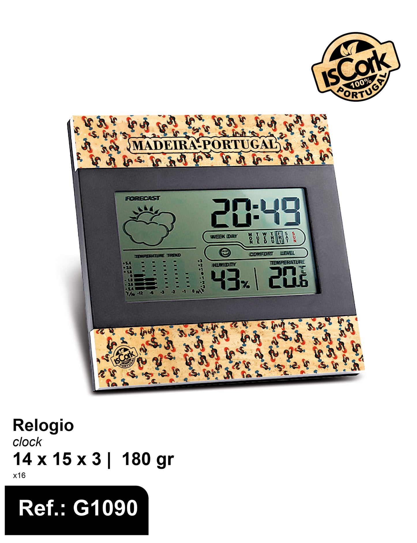 Relógio Madeira G02