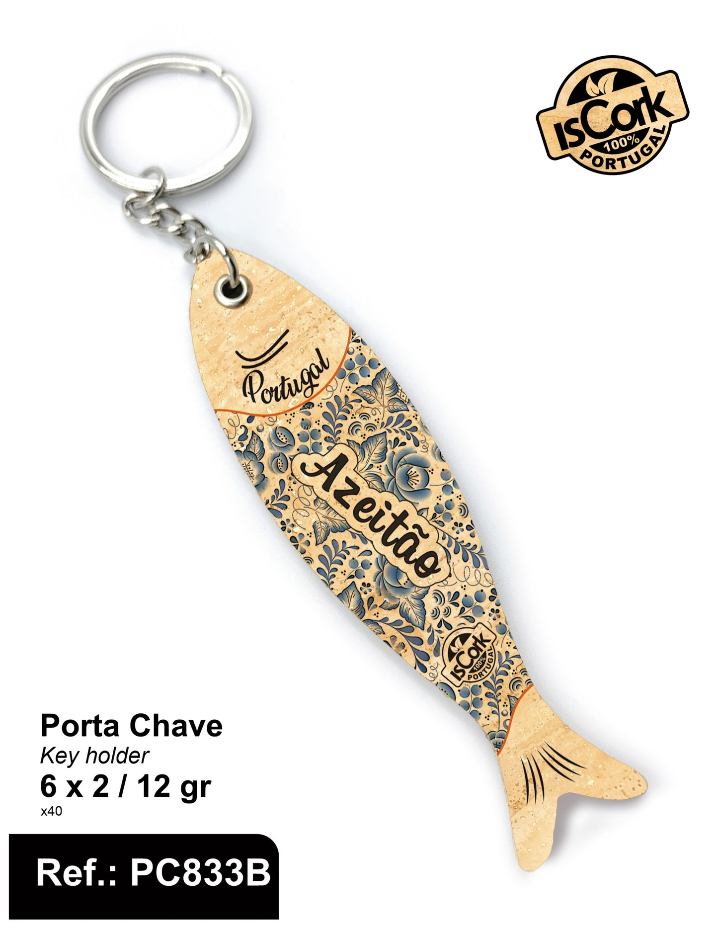 Porta Chave Sardinha Azeitão G05