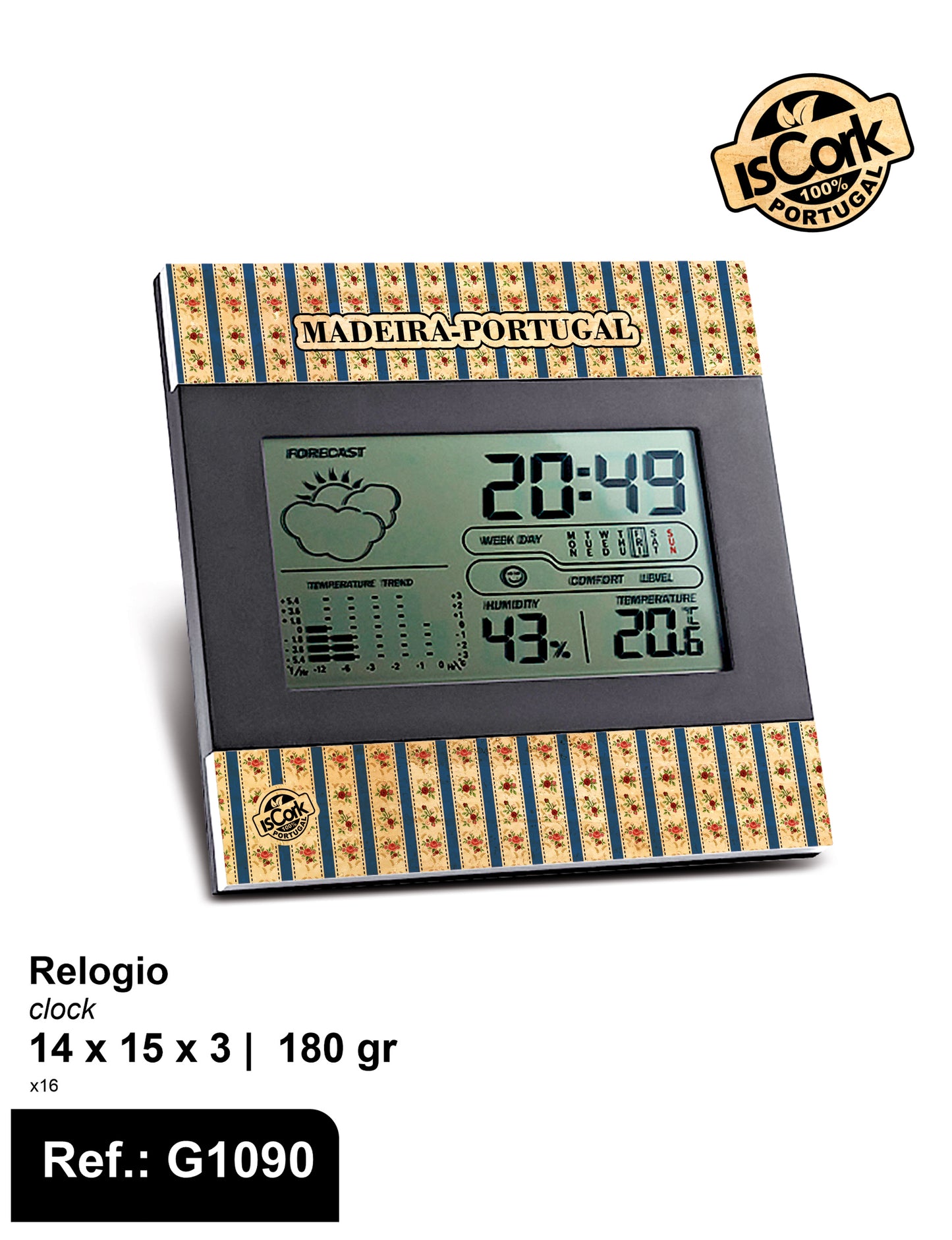 Relógio Madeira G08