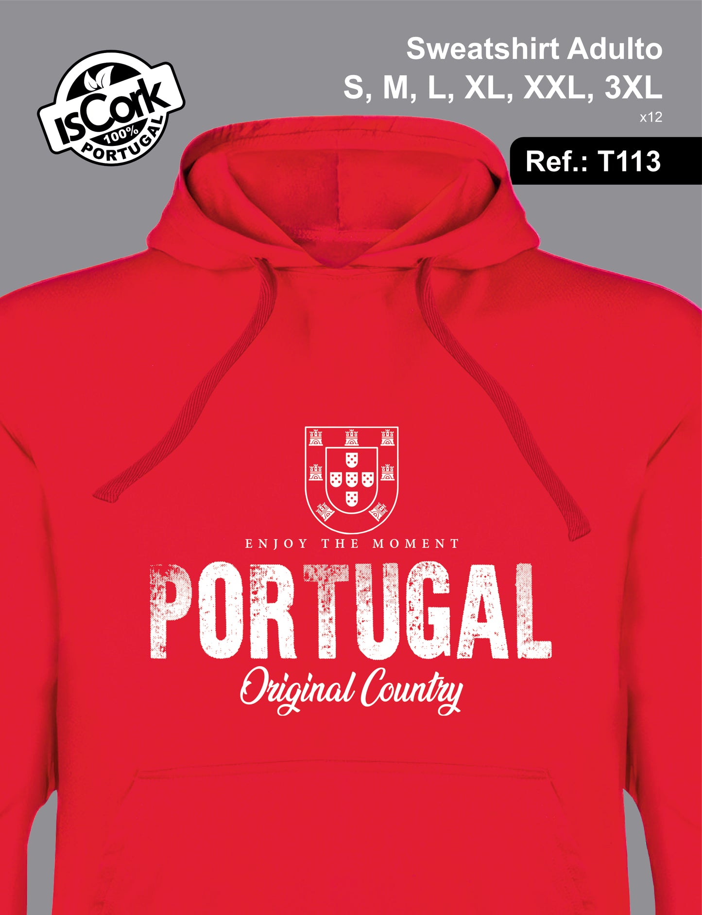 Sweatshirt Adulto Lisboa G1045