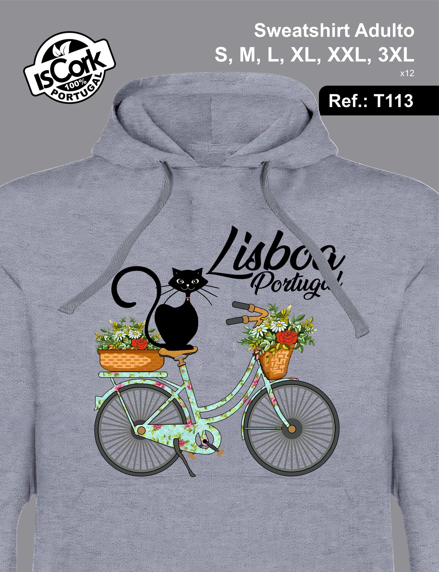 Sweatshirt Adulto Lisboa G106