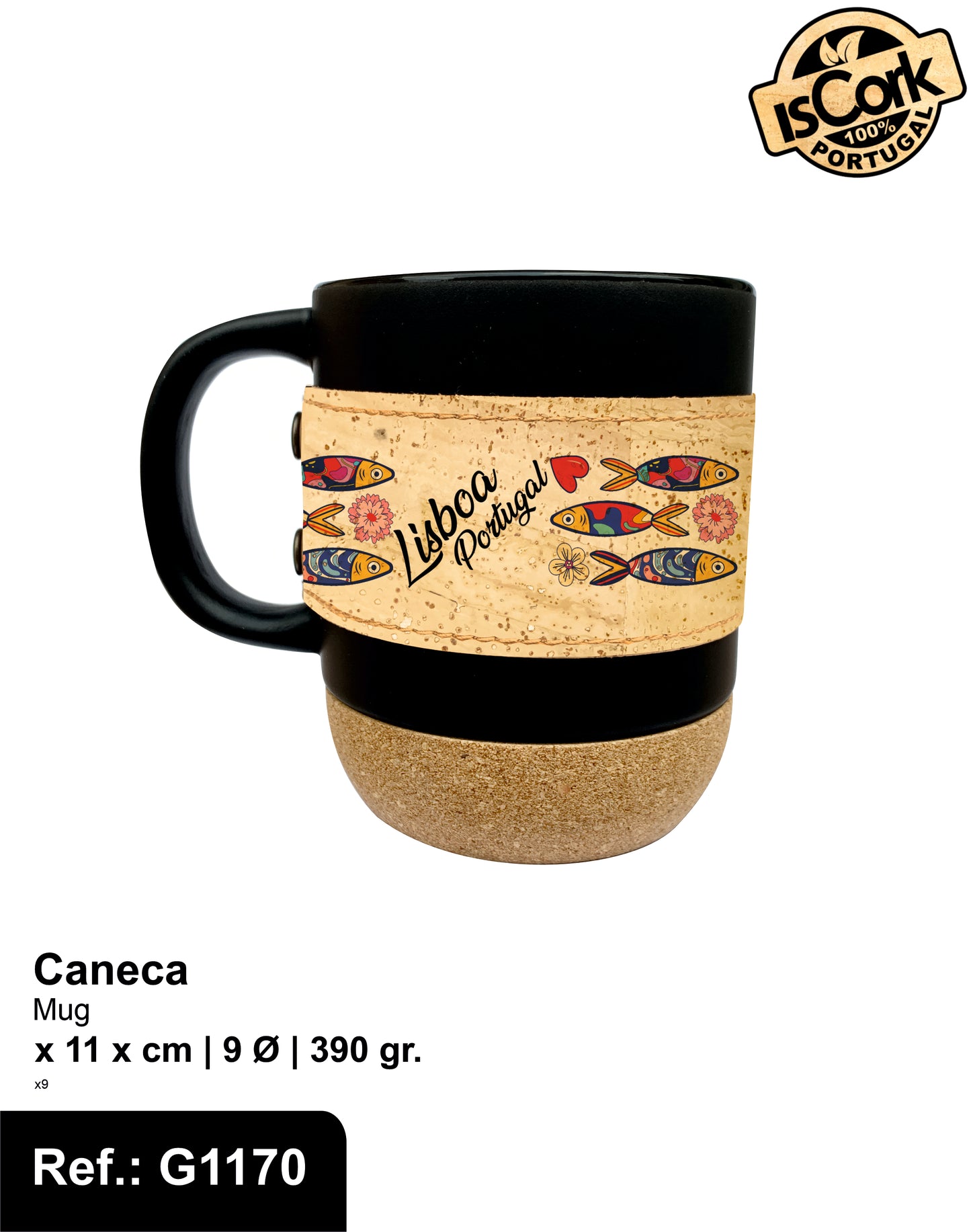Caneca Cortiça Lisboa G1091