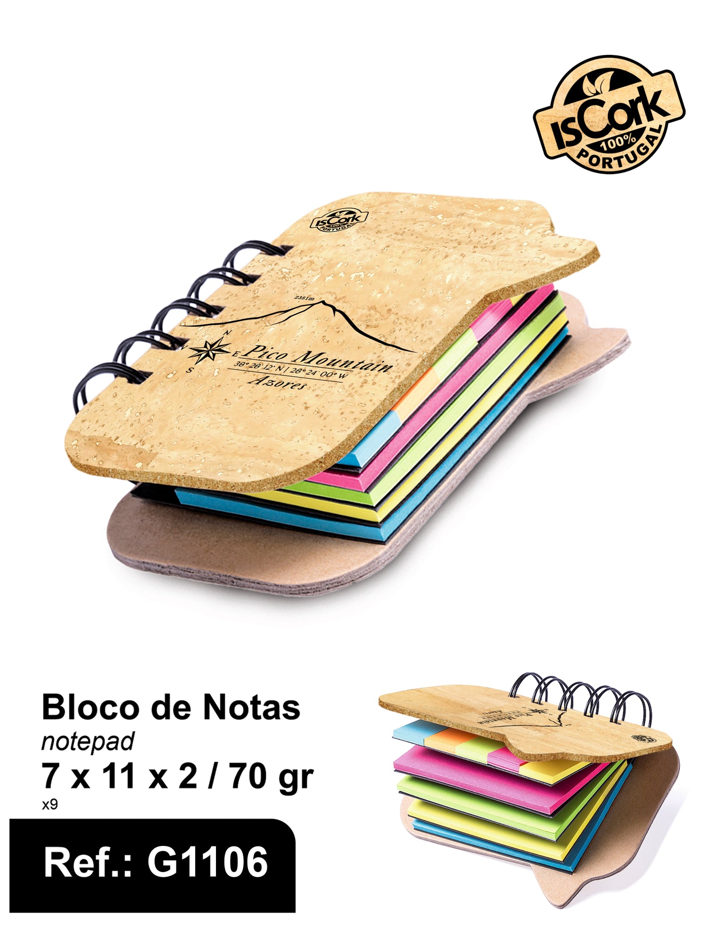 Bloco de Notas Ilha Pico I-24