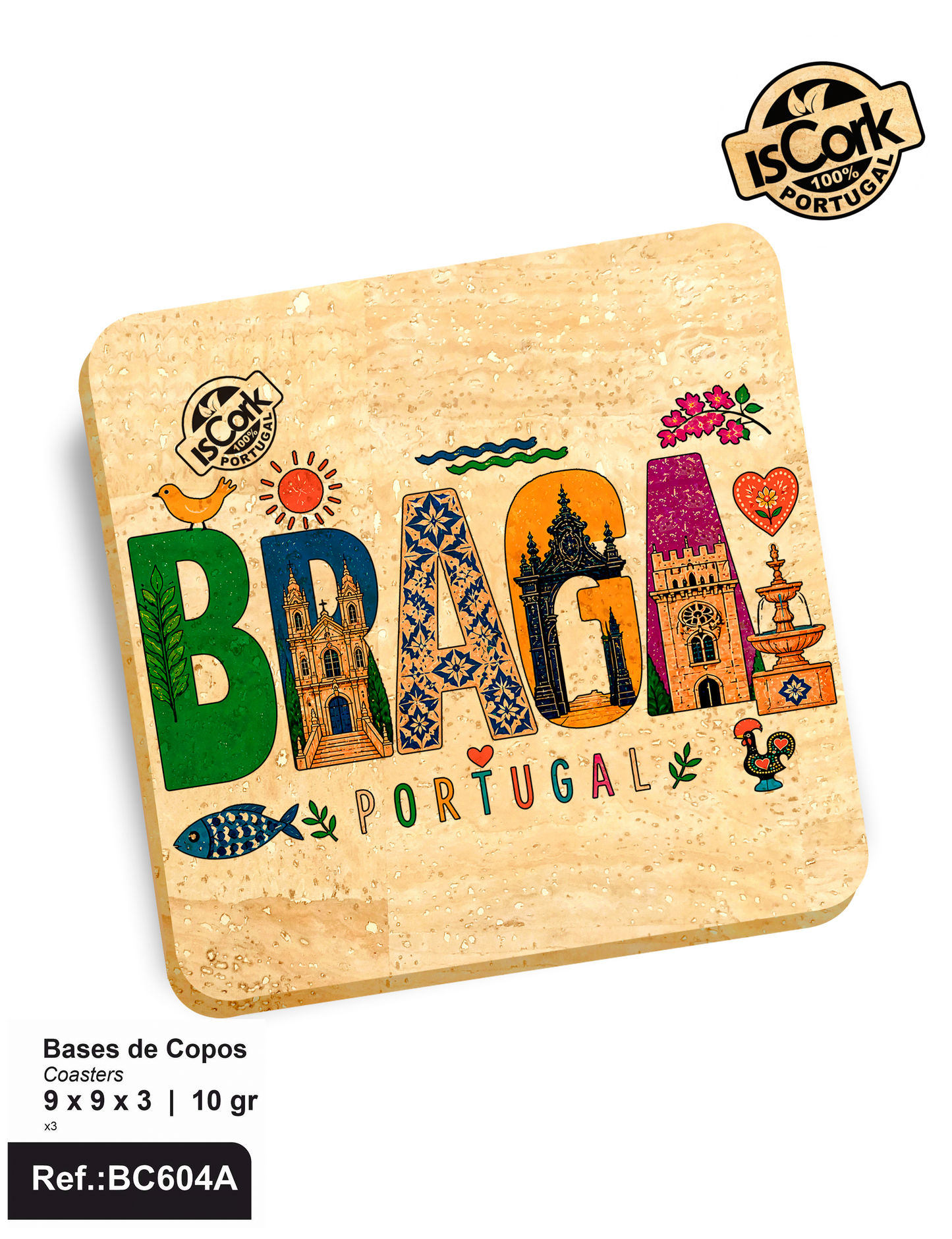 Base de Copos Braga G1110