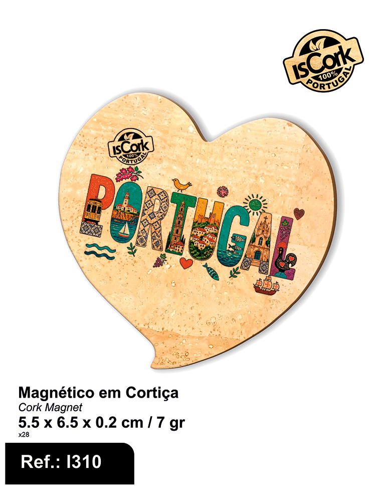 Magnético Coração Portugal G1110