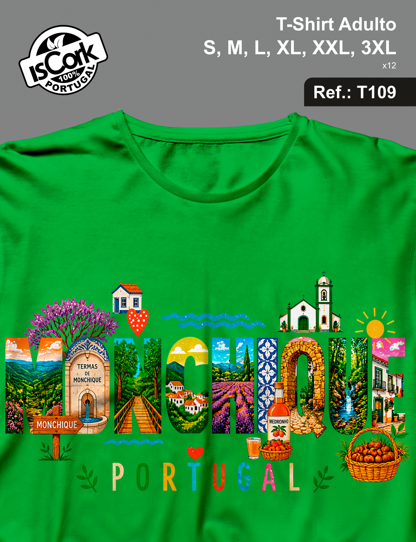 T-Shirt Adulto Monchique G1110