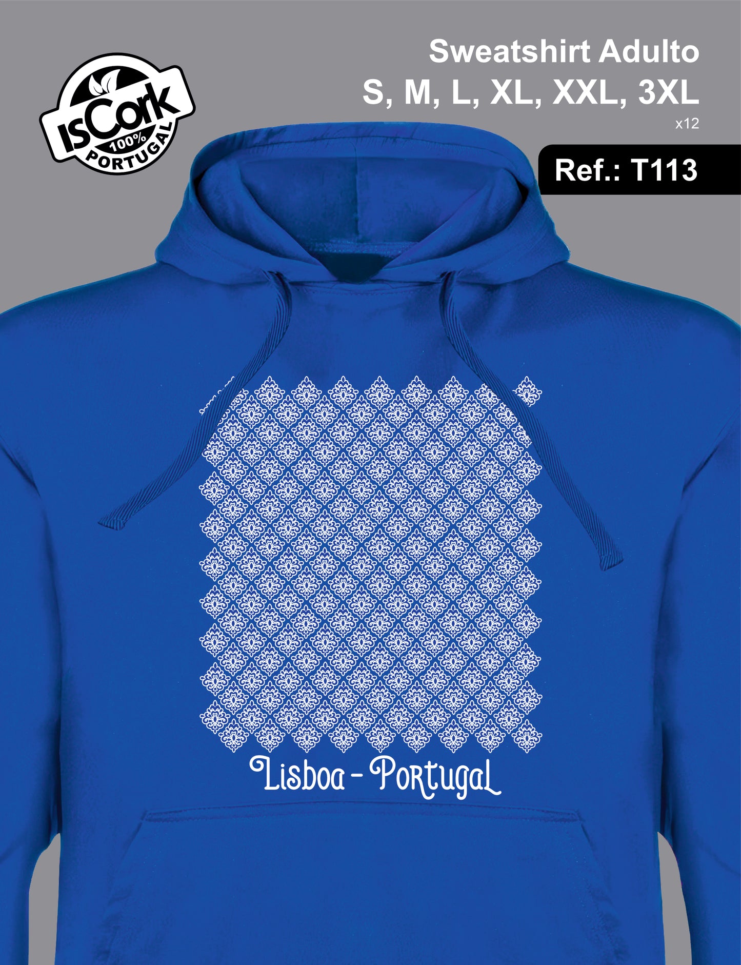Sweatshirt Adulto Lisboa G11