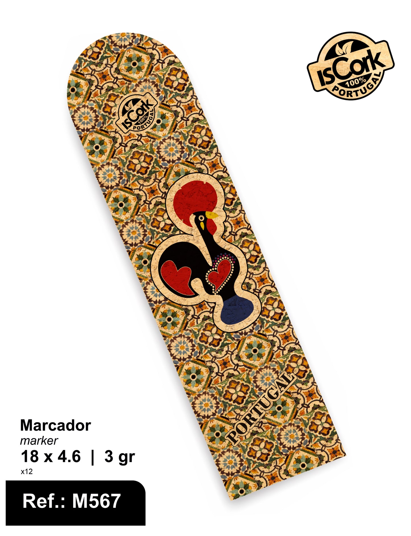 Marcador Arredondado Portugal G133