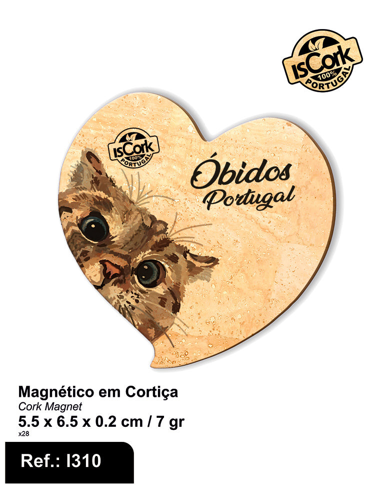 Magnético Coração Óbidos G158