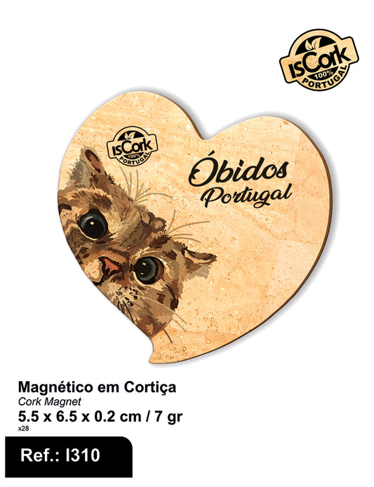 Magnético Coração Óbidos G158