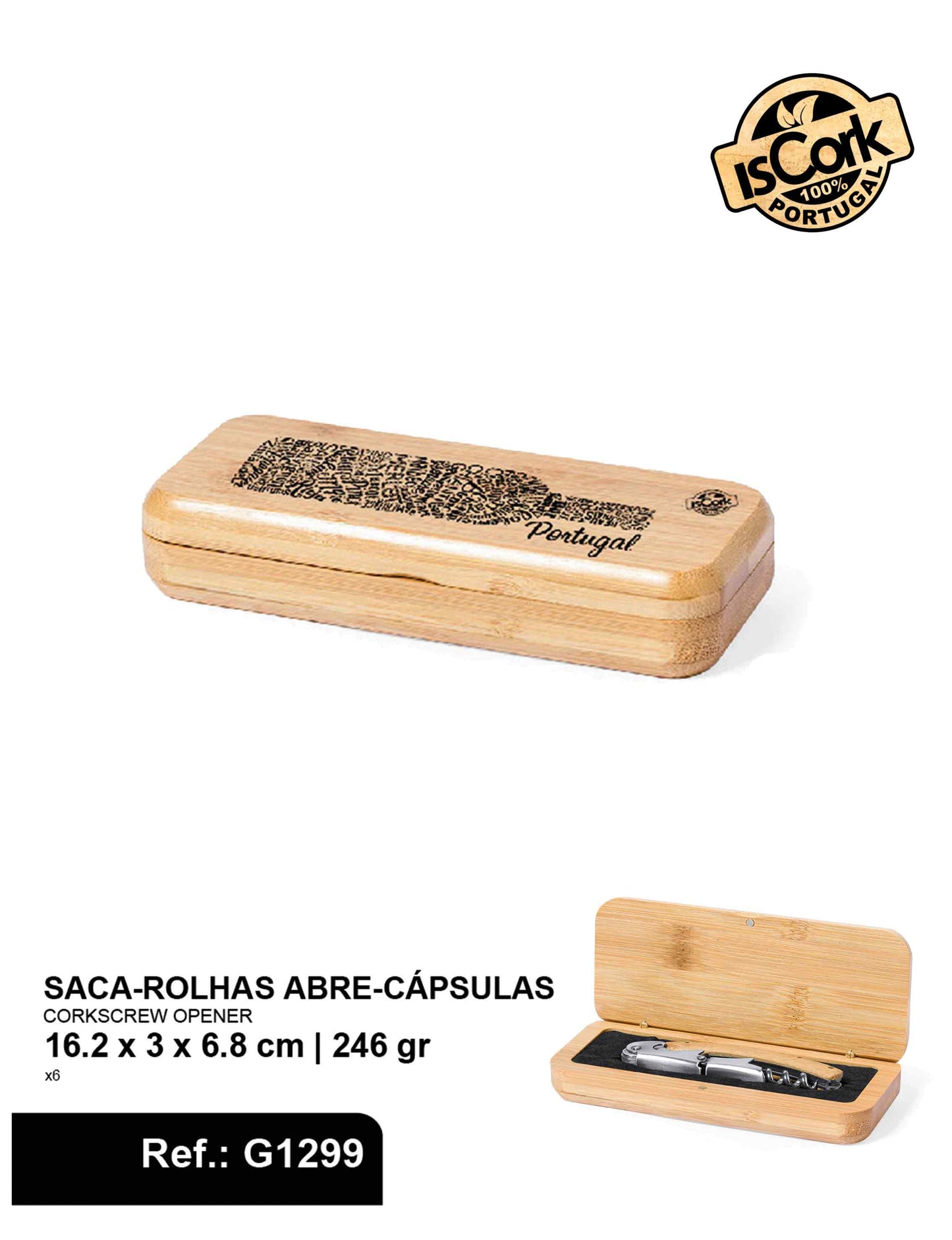 Saca-rolhas Abre-cápsulas Portugal G229