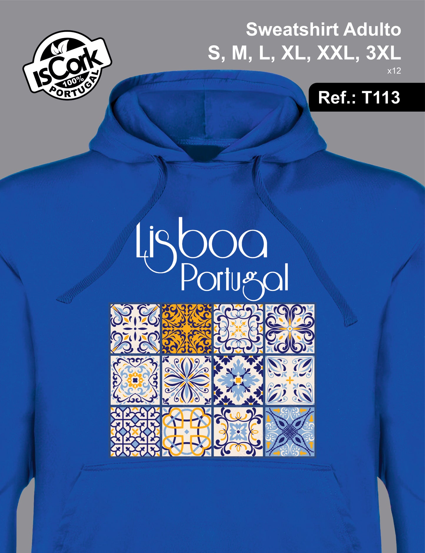 Sweatshirt Adulto Lisboa G230