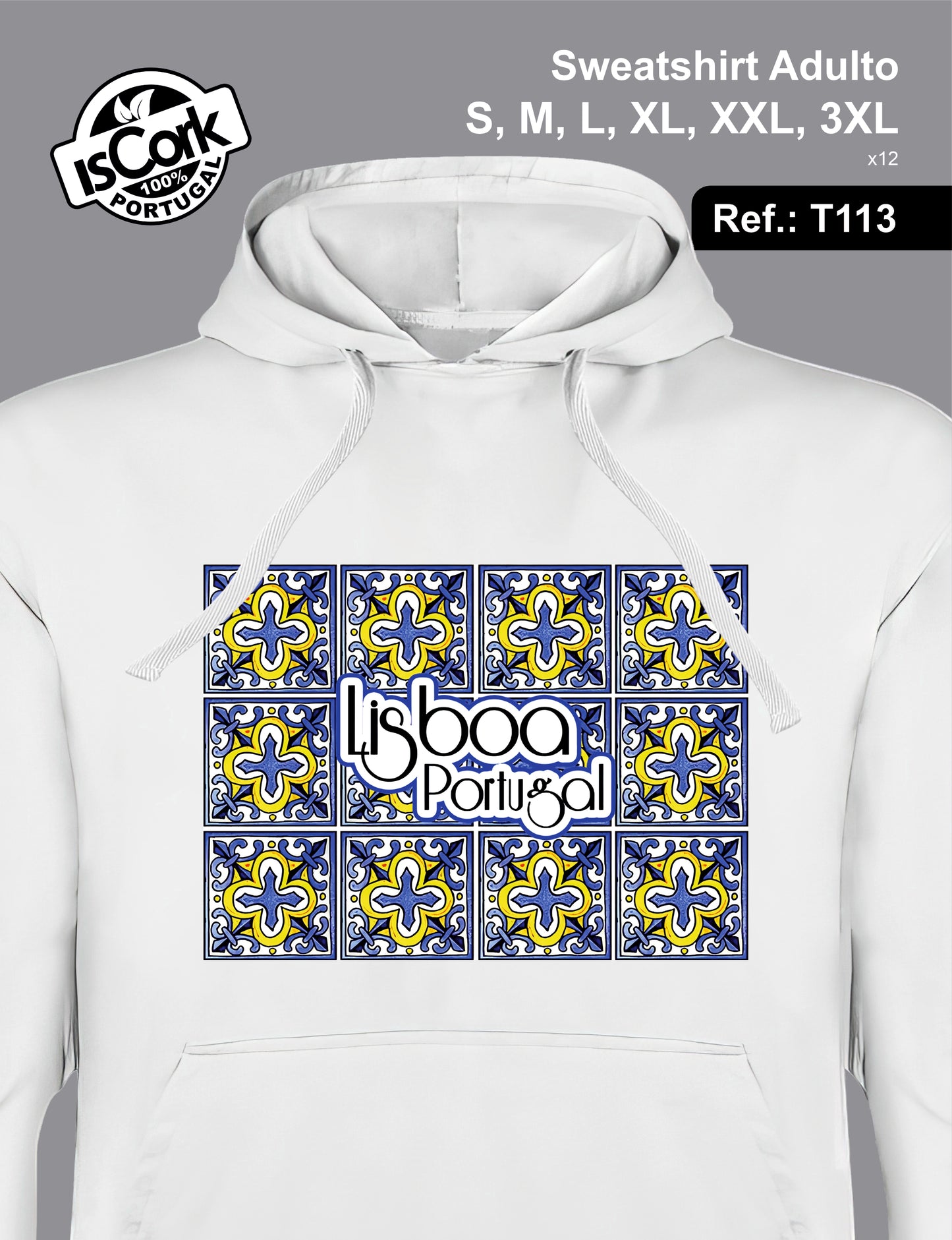 Sweatshirt Adulto Lisboa G238
