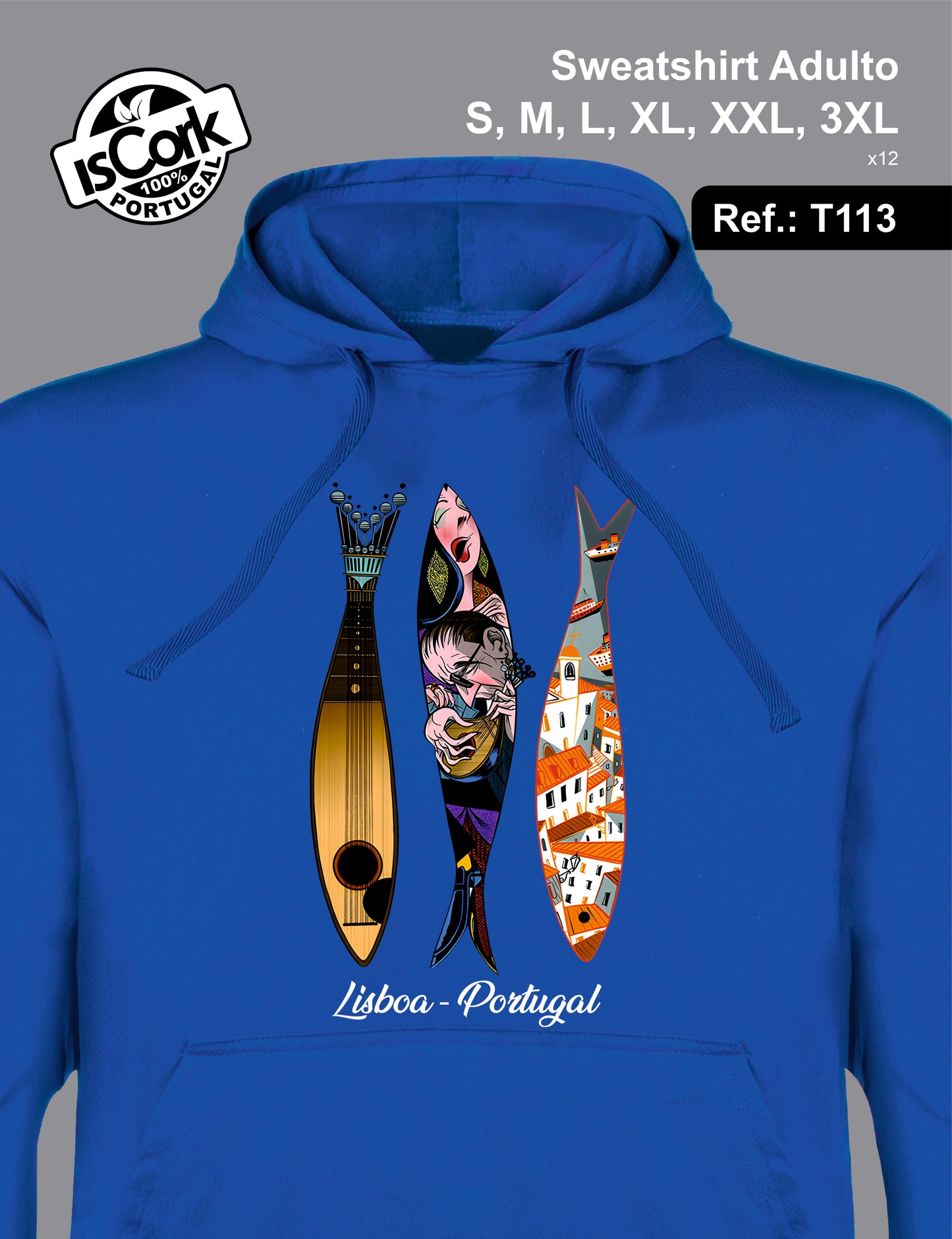 Sweatshirt Adulto Lisboa G283