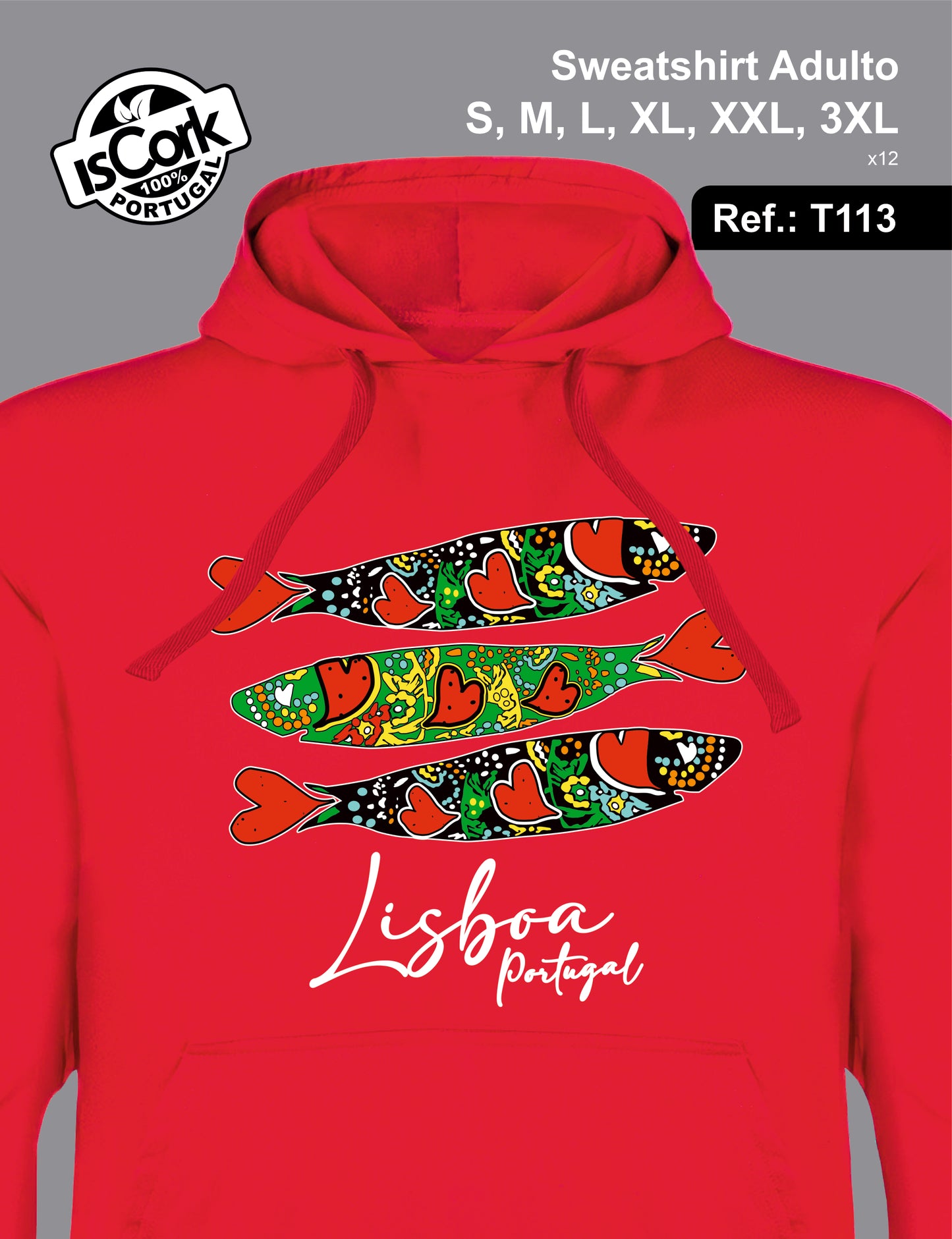 Sweatshirt Adulto Lisboa G287