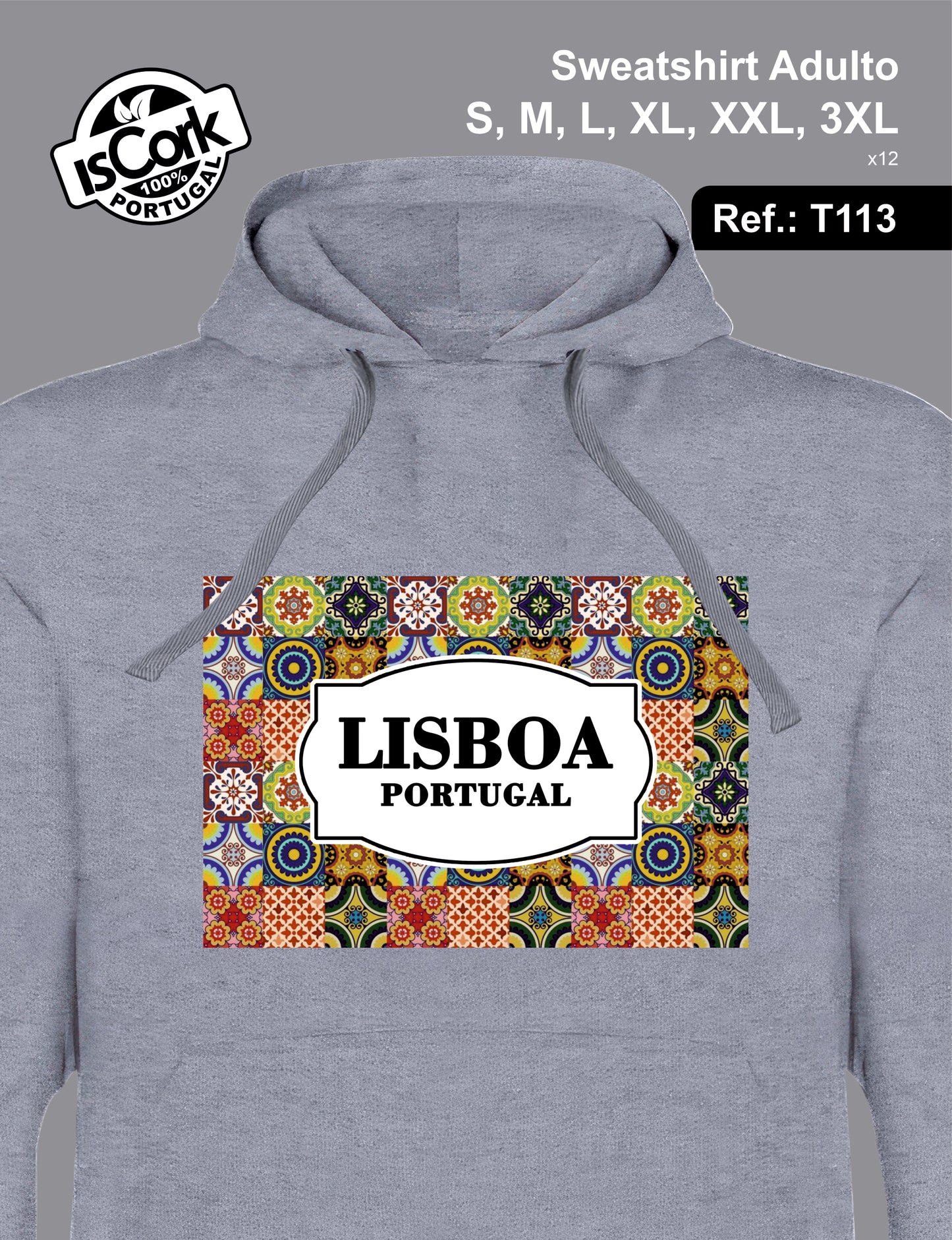 Sweatshirt Adulto Lisboa G310