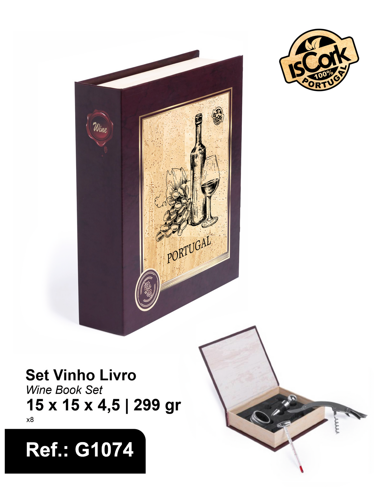 Wine Set Book Algarve G233