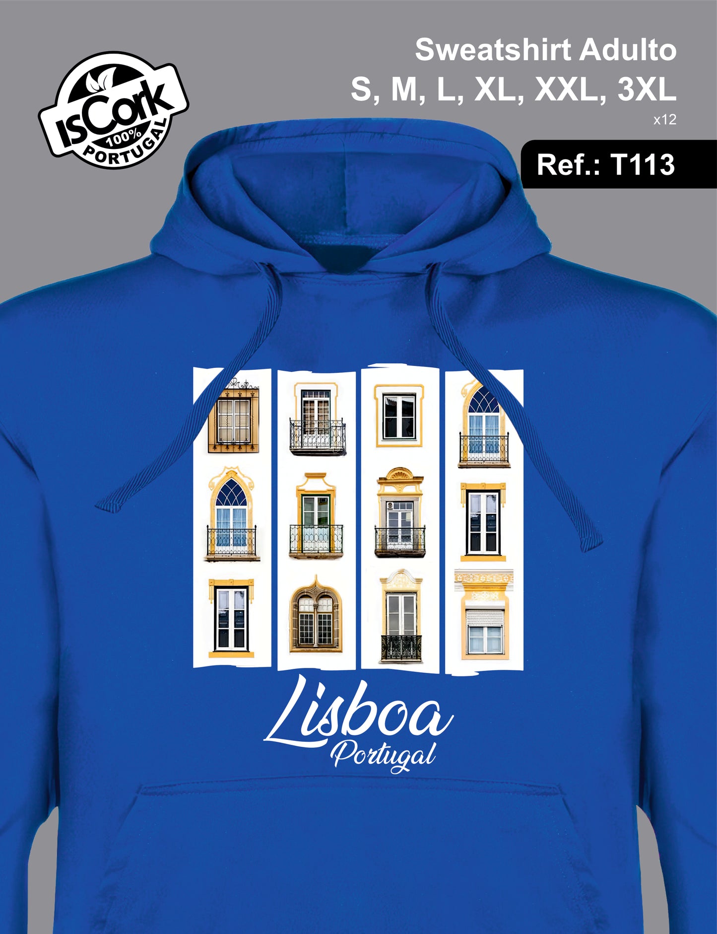 Sweatshirt Adulto Lisboa G367