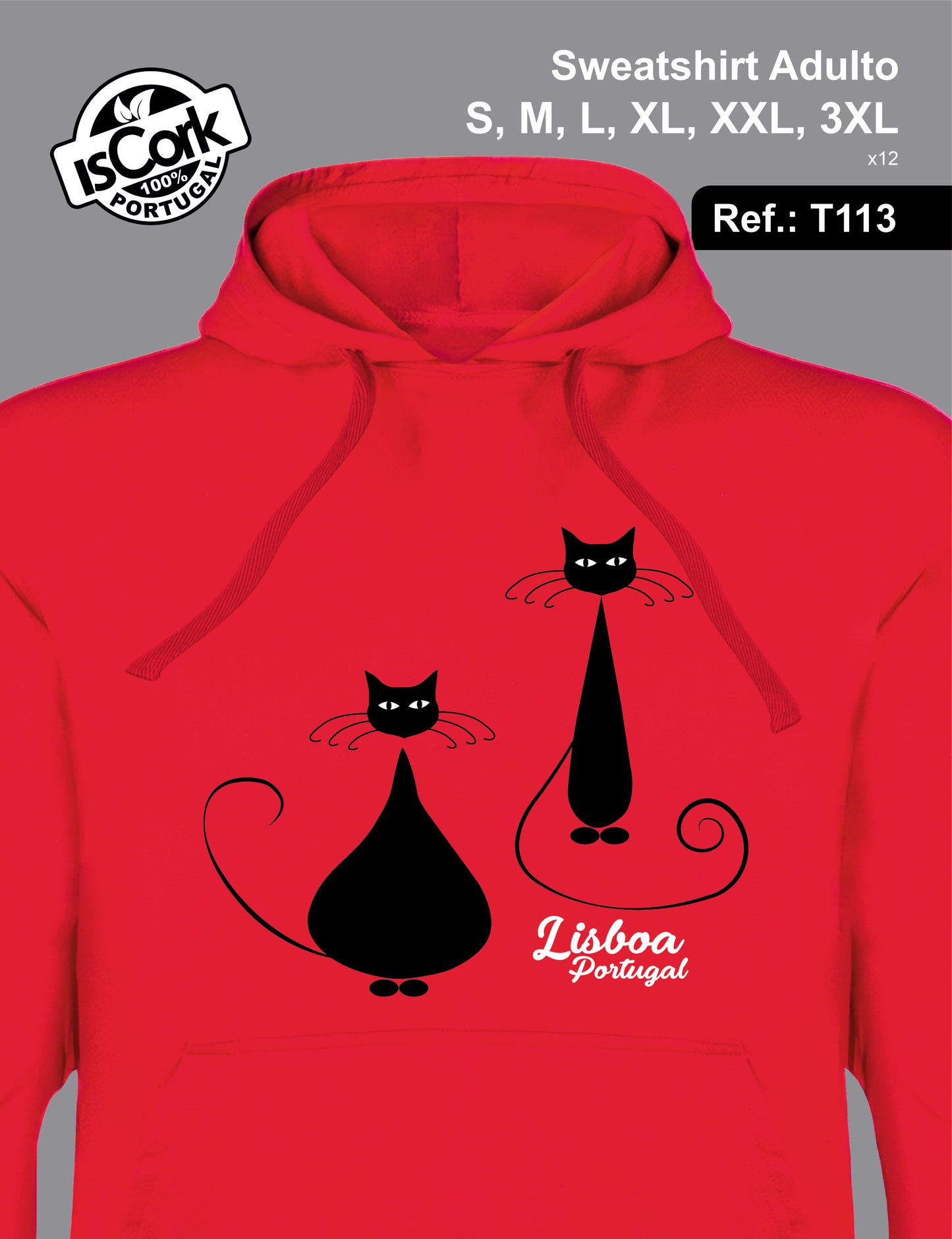 Sweatshirt Adulto Lisboa G39