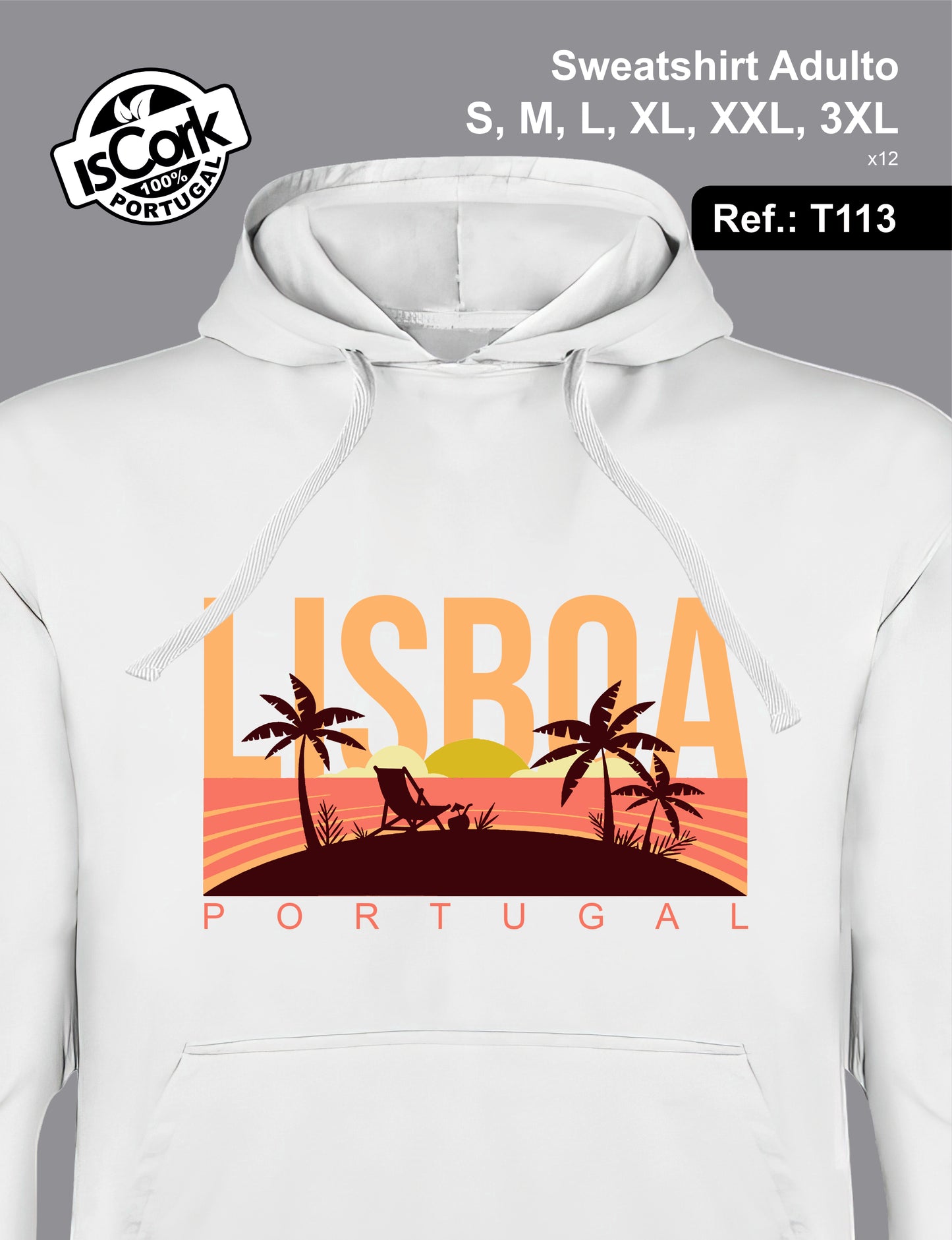 Sweatshirt Adulto Lisboa G453