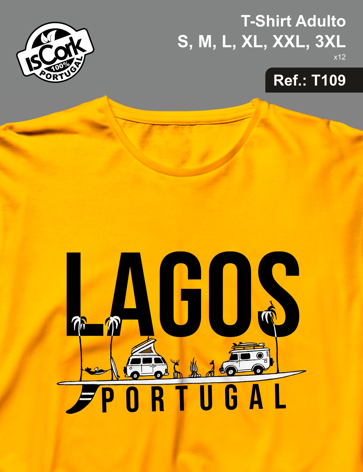 T-Shirt Adulto Lagos G456