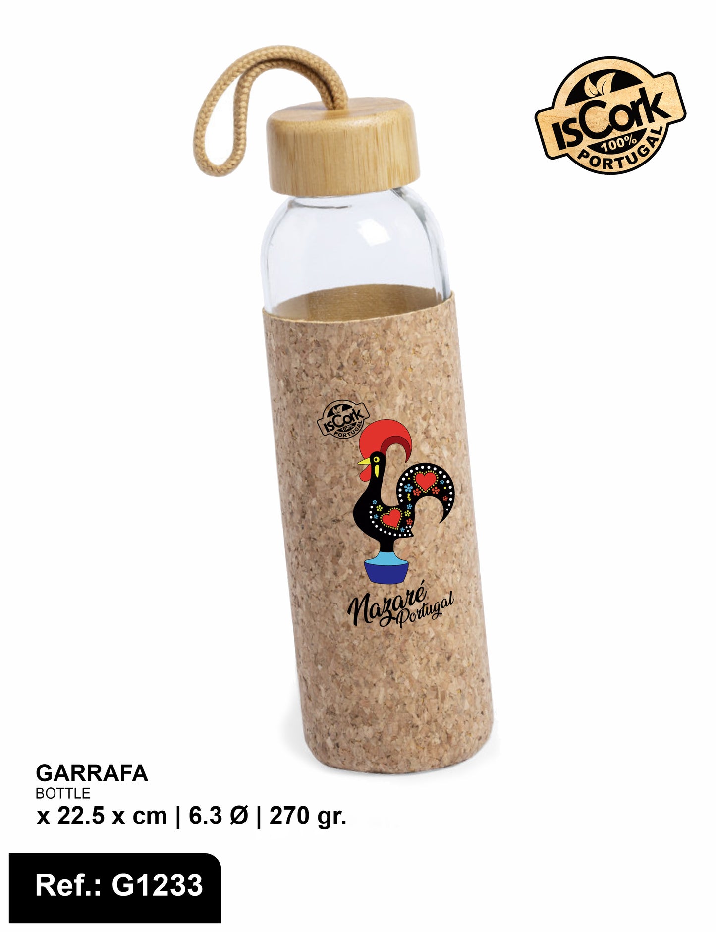 Garrafa Cortiça Nazaré G45