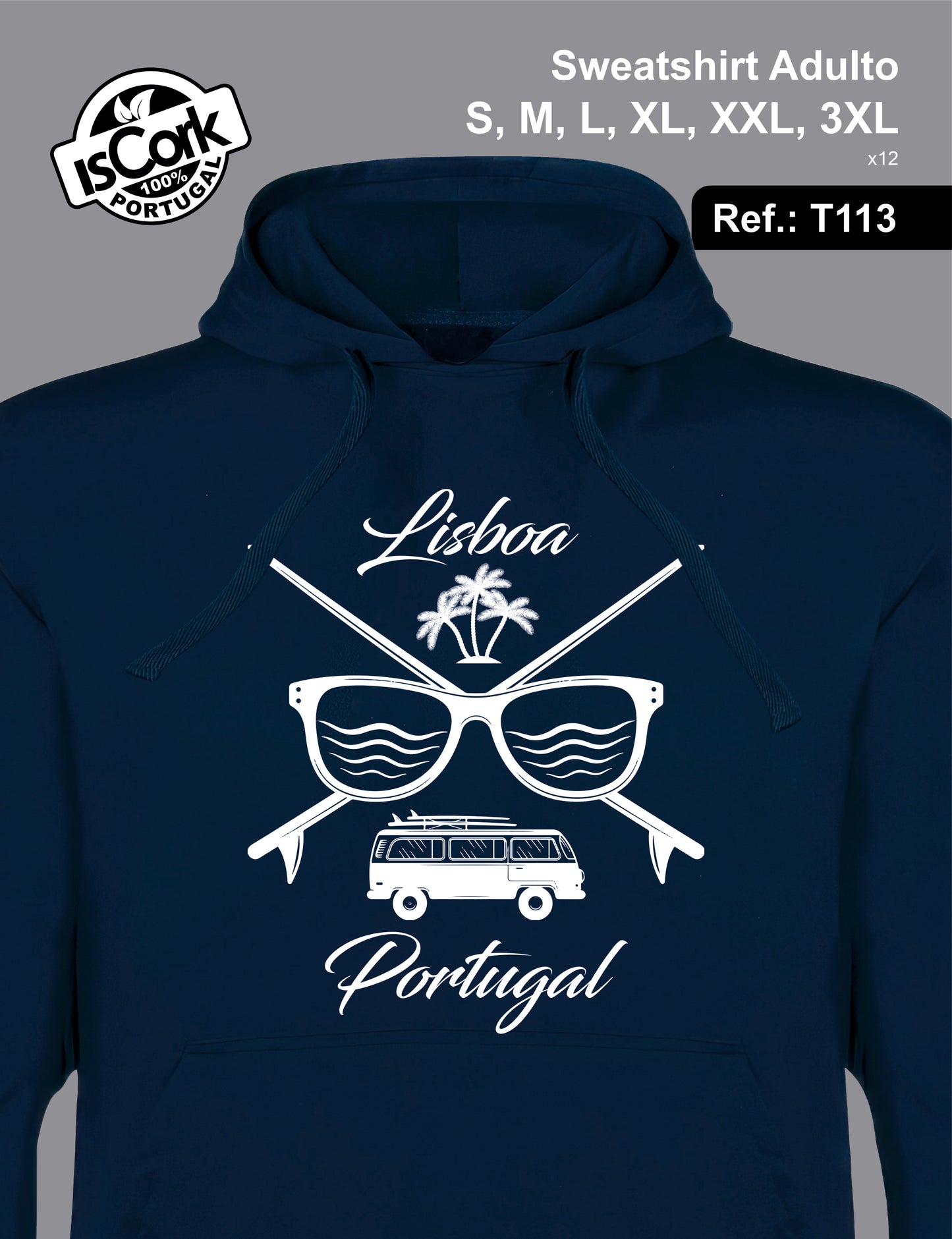 Sweatshirt Adulto Lisboa G476
