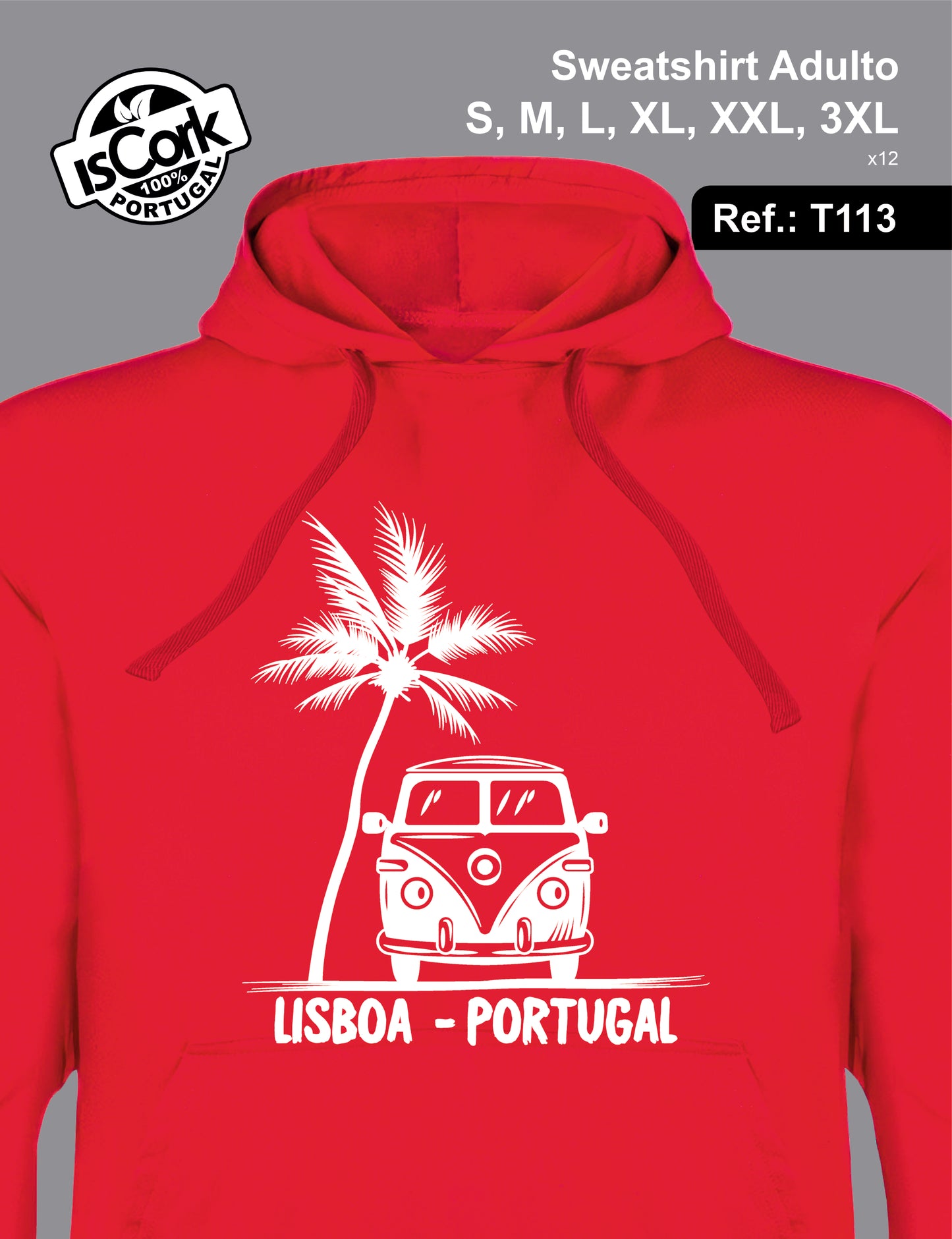 Sweatshirt Adulto Lisboa G494