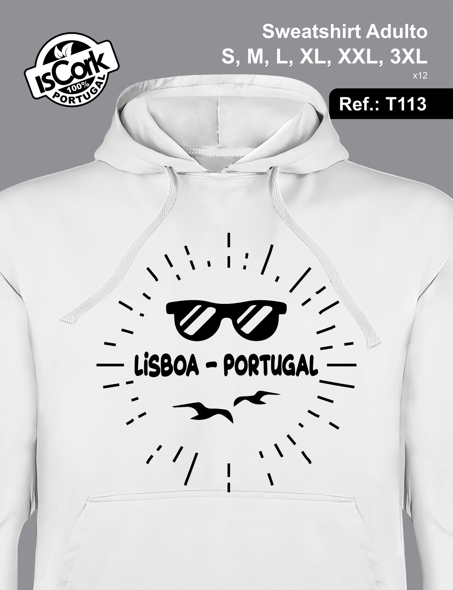 Sweatshirt Adulto Lisboa G496
