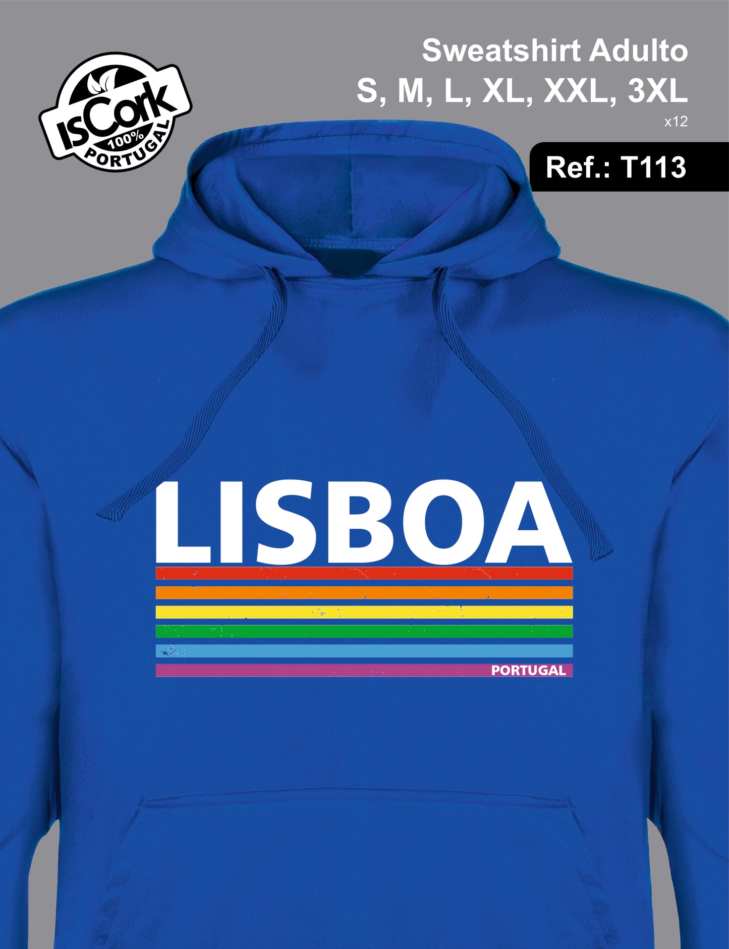 Sweatshirt Adulto Lisboa G517