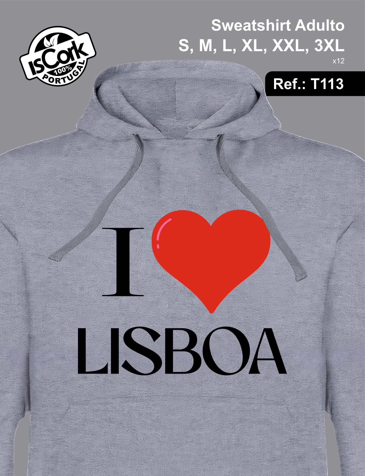 Sweatshirt Adulto Lisboa G518