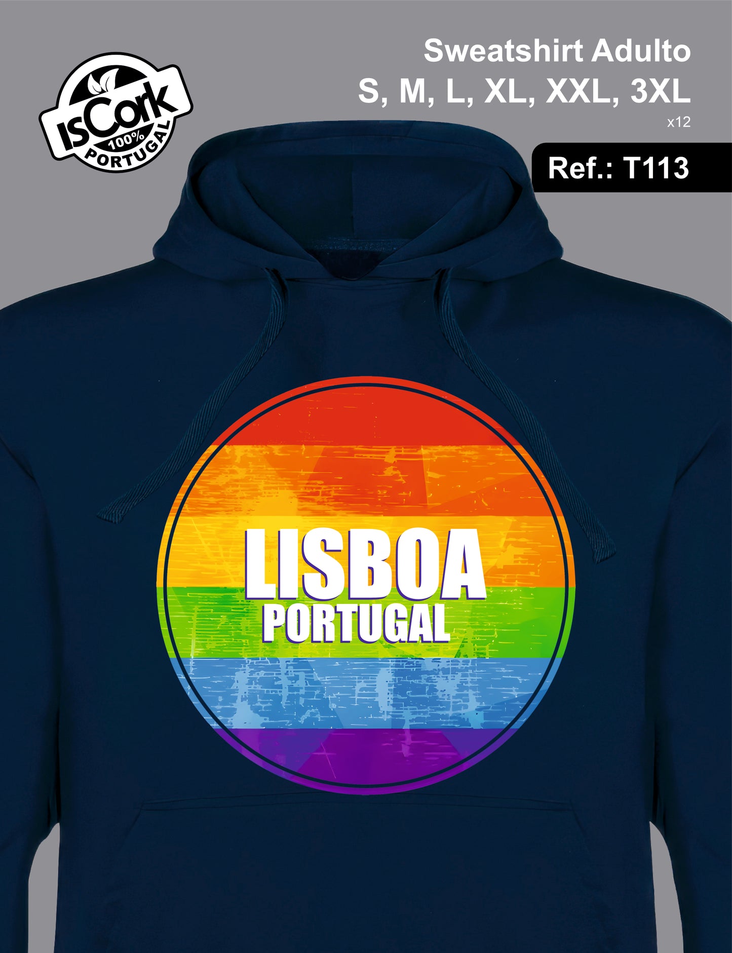 Sweatshirt Adulto Lisboa G541