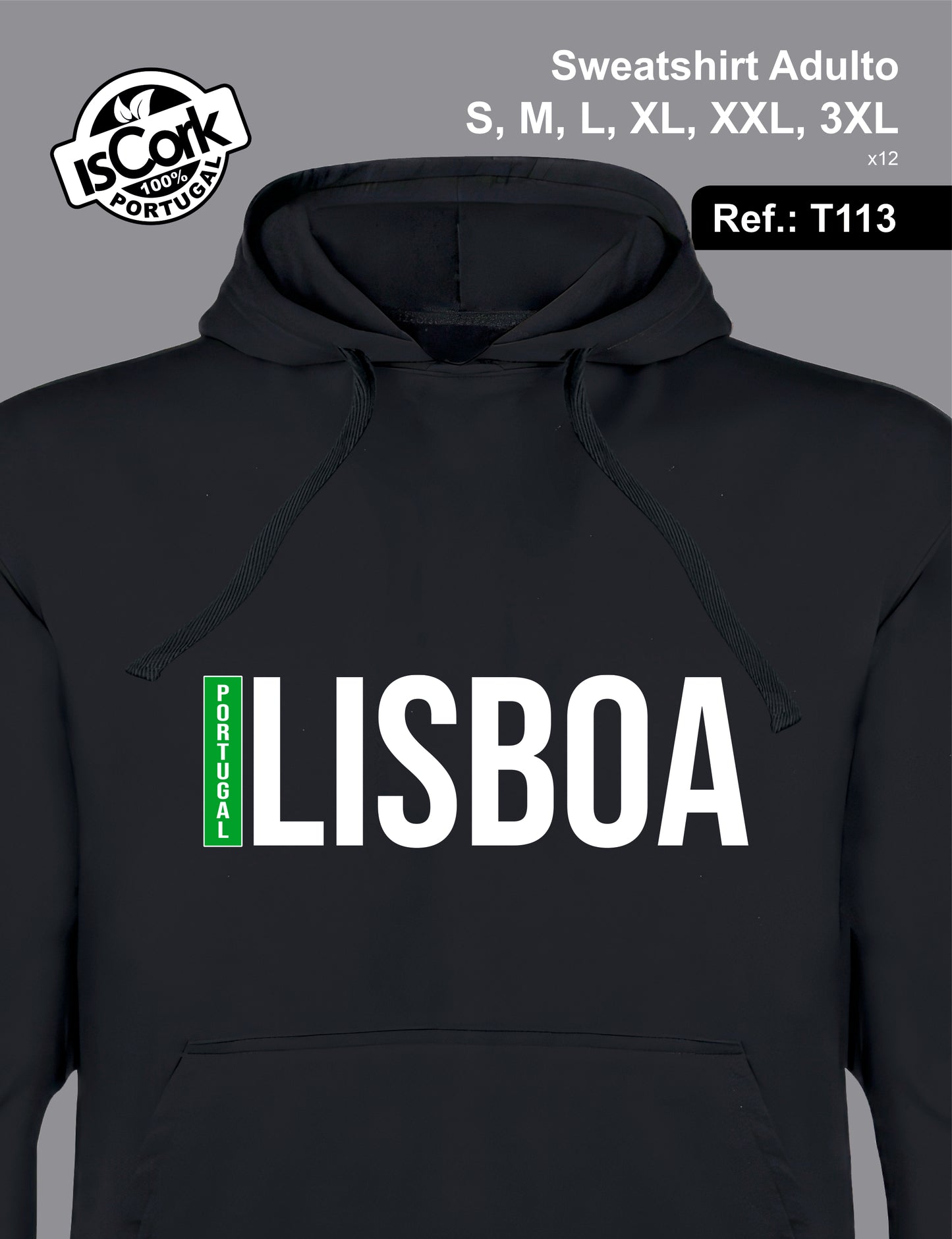 Sweatshirt Adulto Lisboa G581