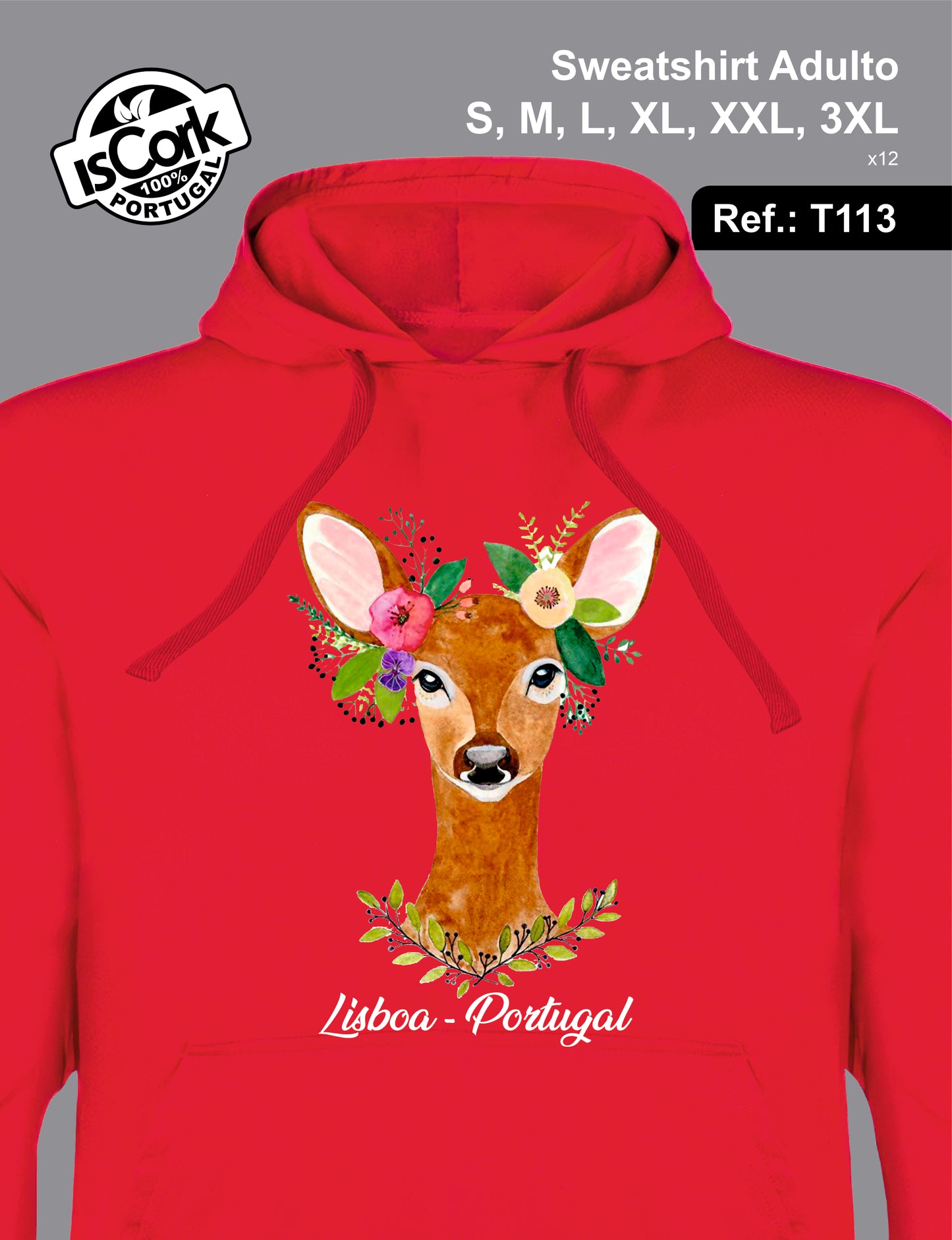 Sweatshirt Adulto Lisboa G605