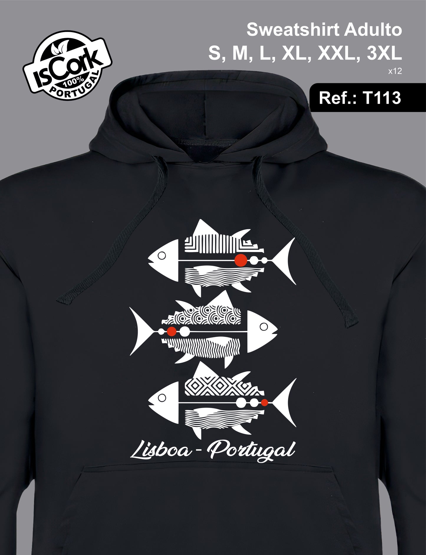 Sweatshirt Adulto Lisboa G641
