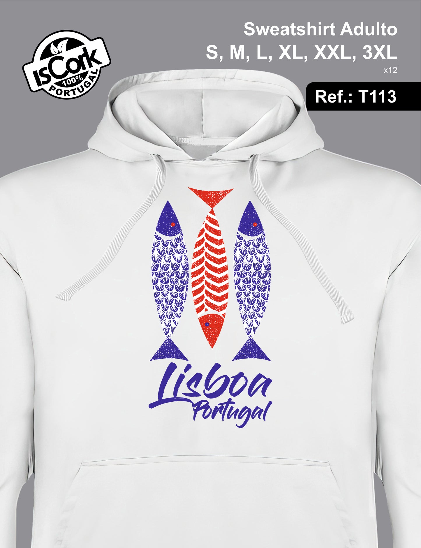 Sweatshirt Adulto Lisboa G736