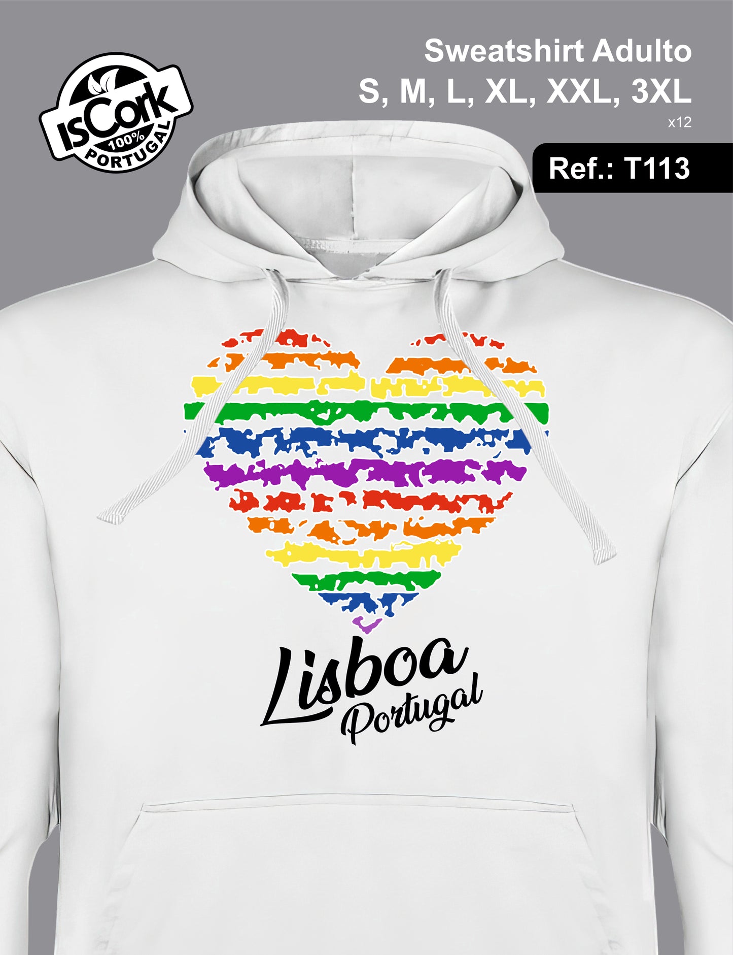 Sweatshirt Adulto Lisboa G749