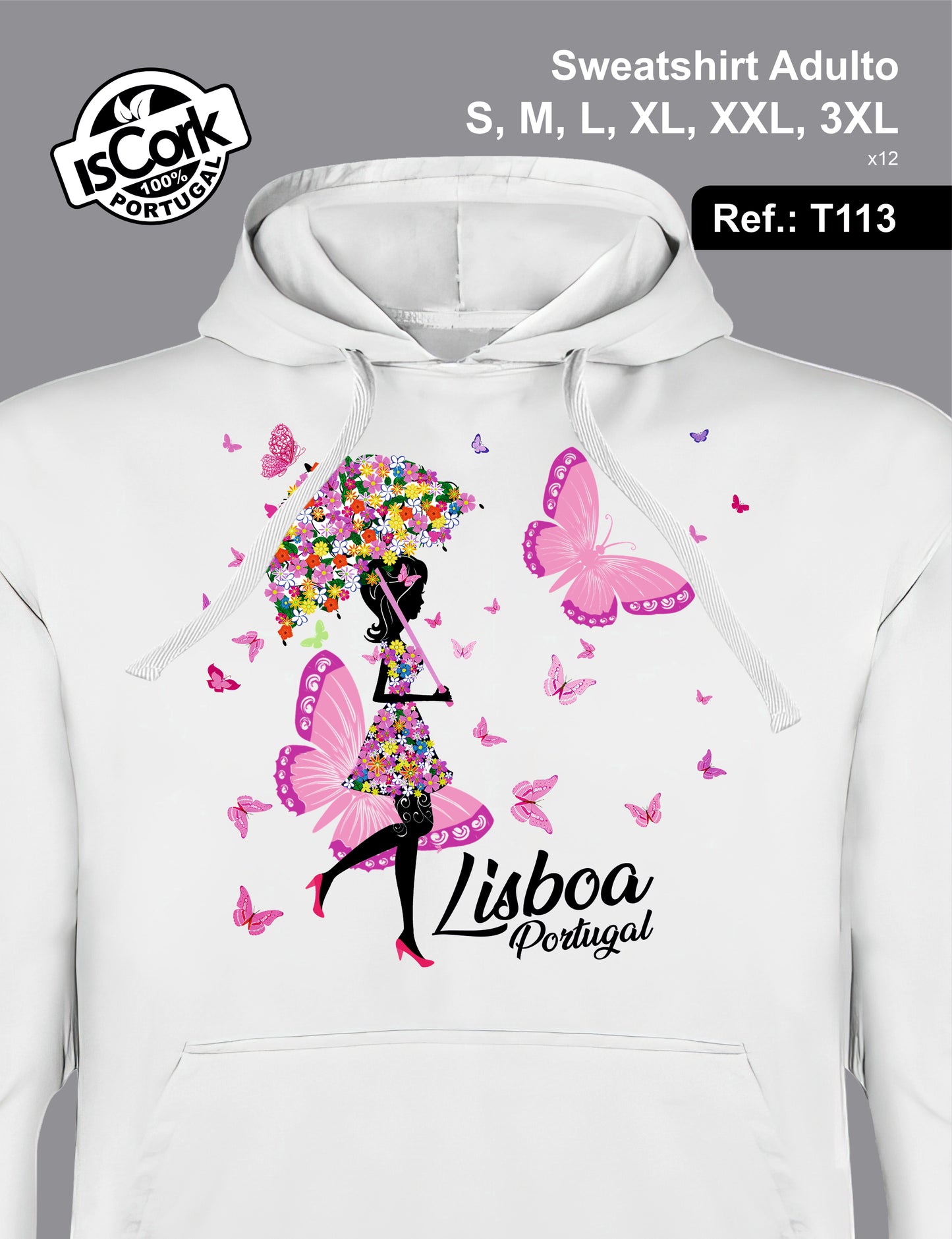 Sweatshirt Adulto Lisboa G766