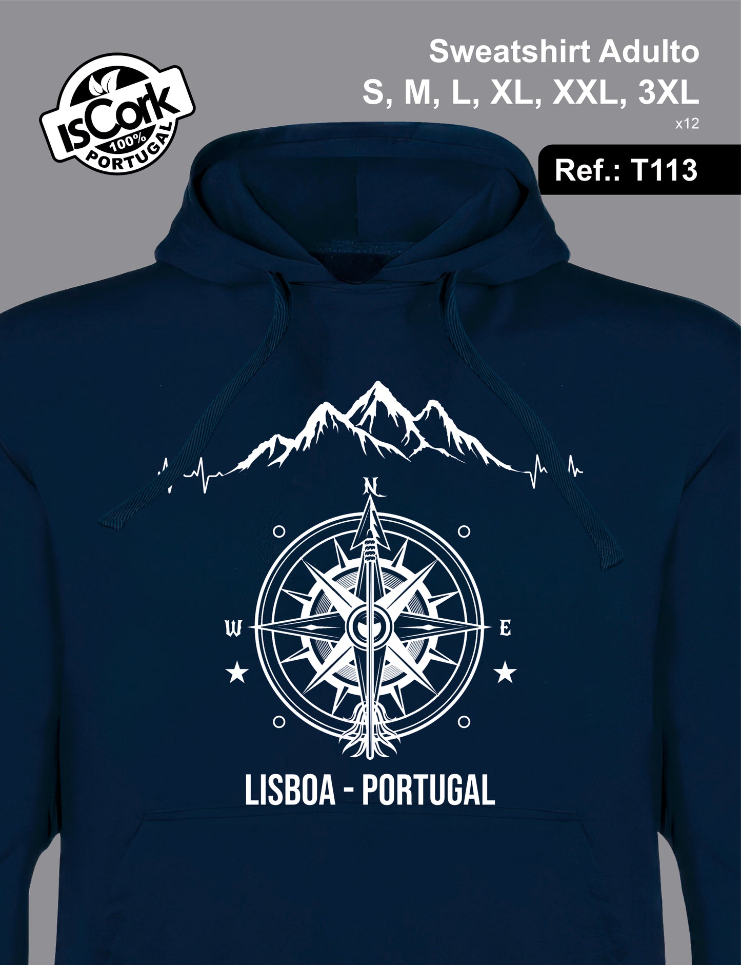 Sweatshirt Adulto Lisboa G790