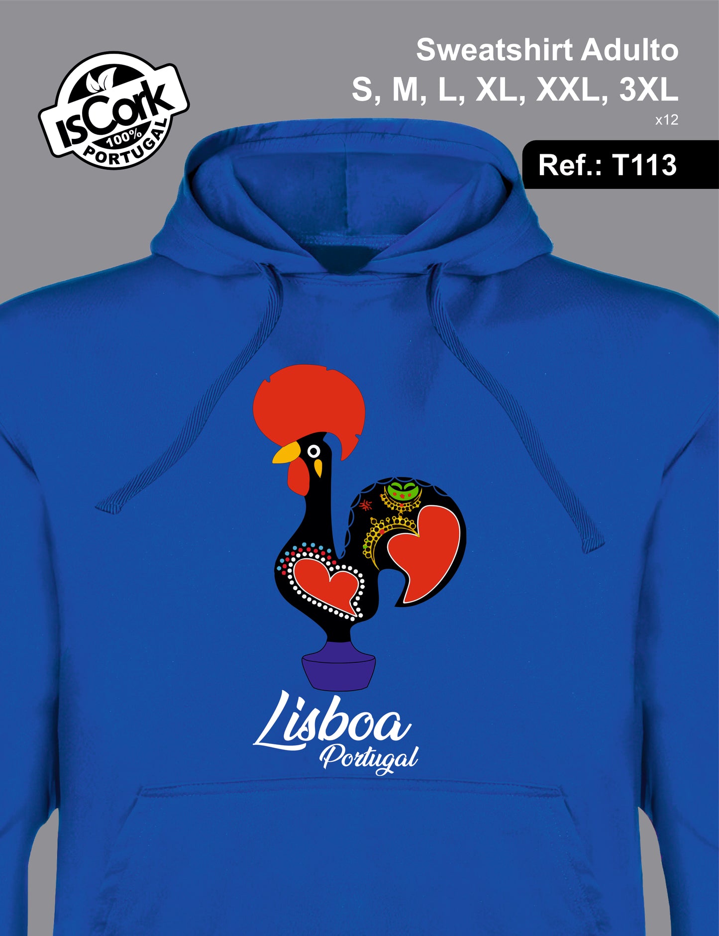 Sweatshirt Adulto Lisboa G836