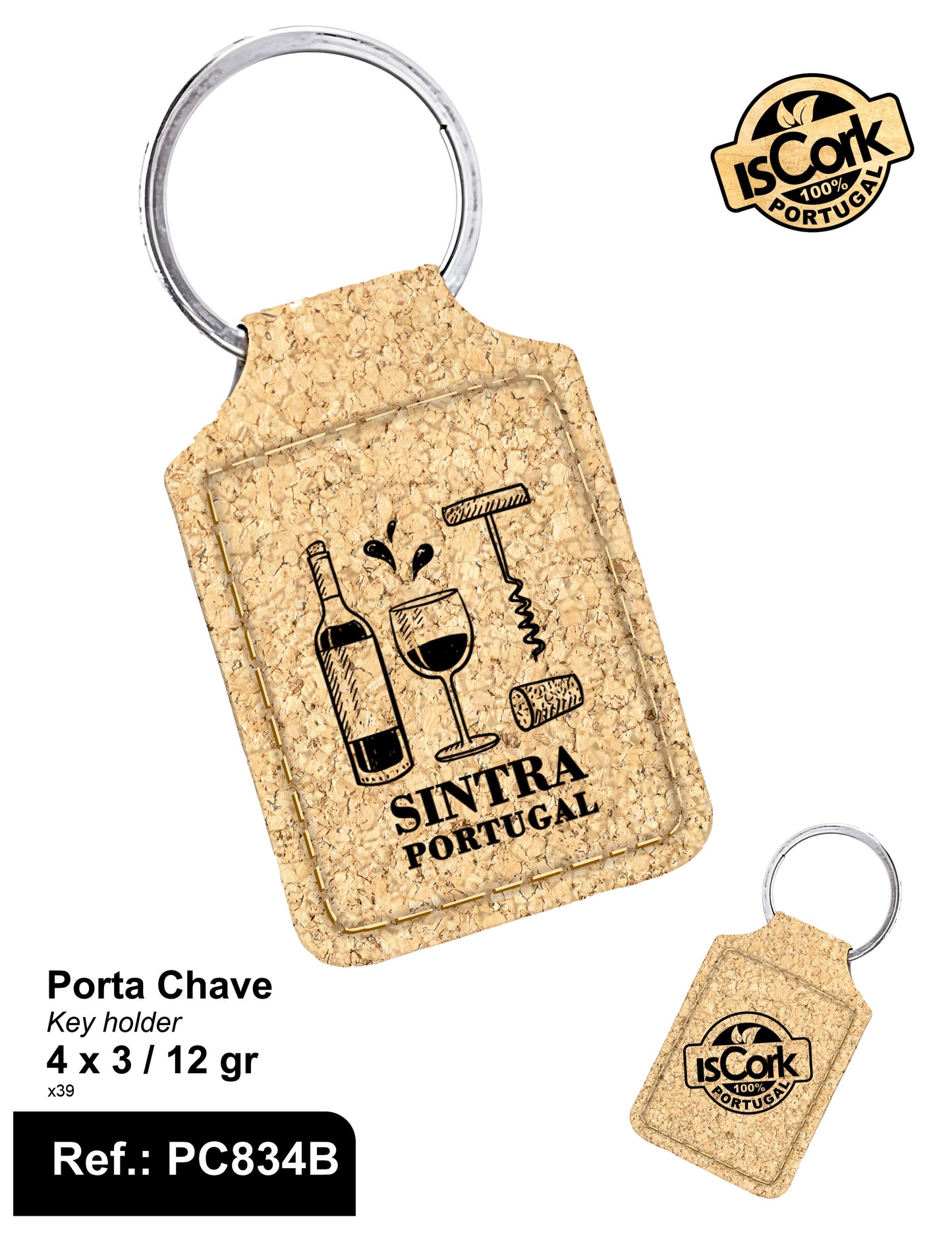 Porta Chaves Retangular Sintra G877