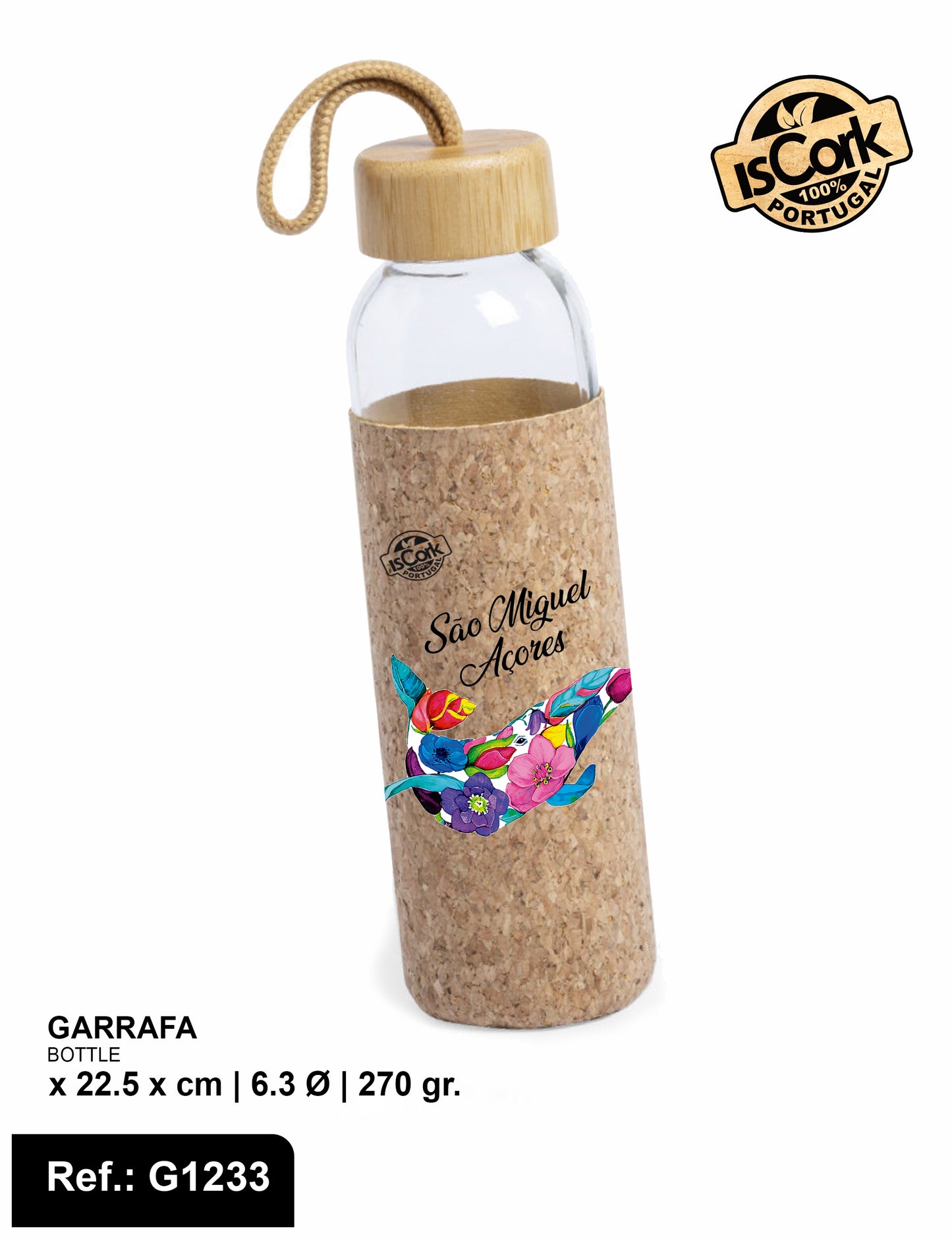 Garrafa Cortiça São Miguel G913