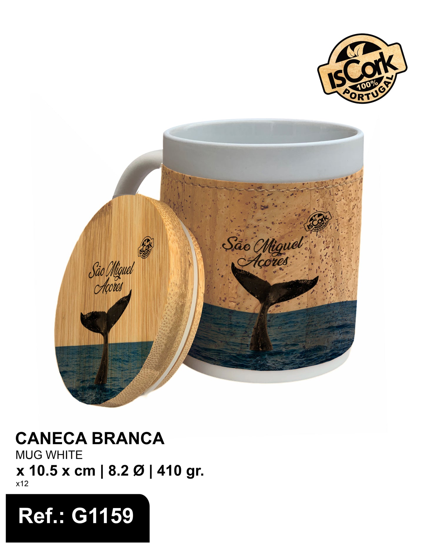 Caneca c/ Tampa São Miguel G922